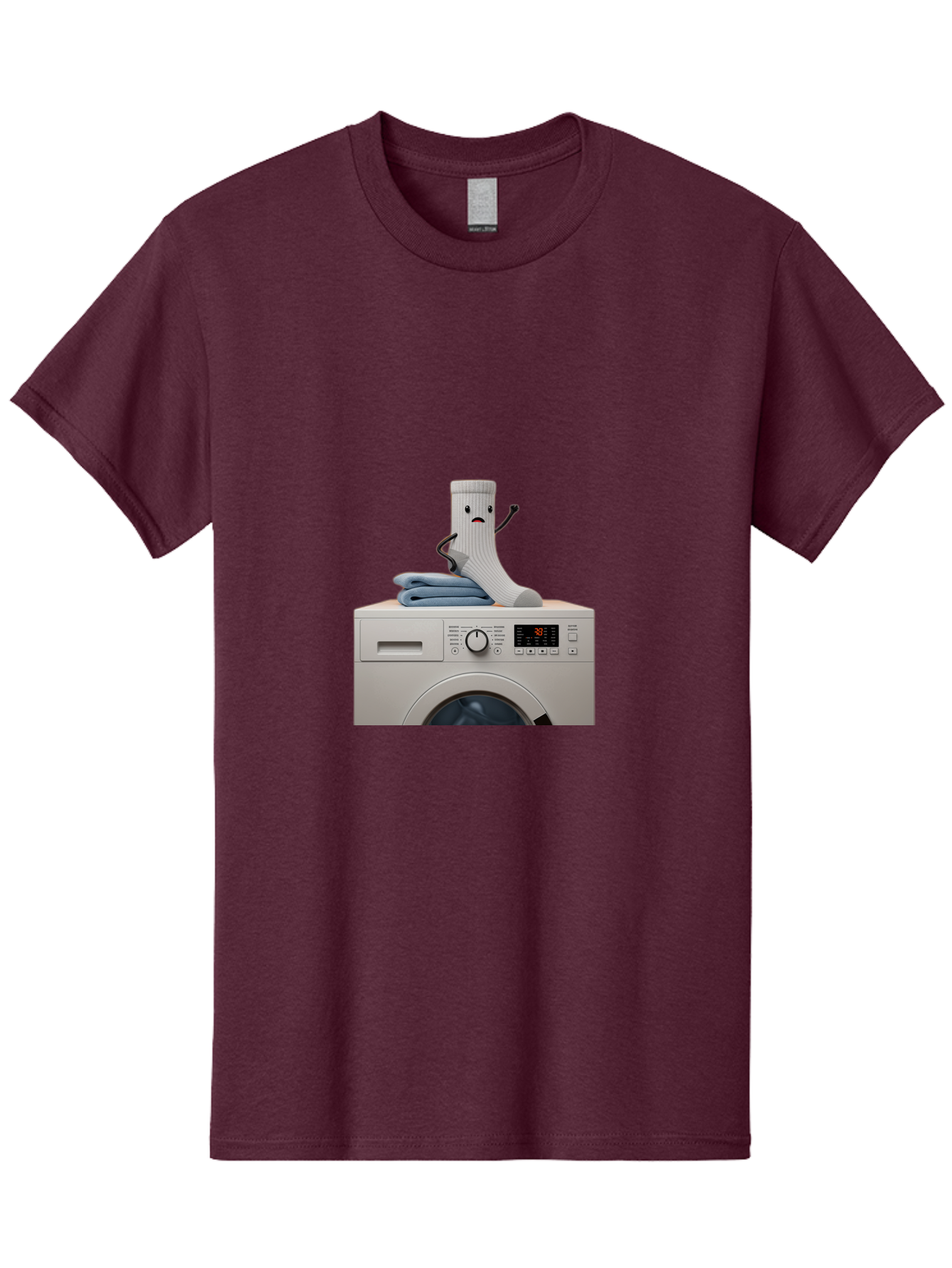 Sad-Sock Men'S Graphic Tee, 100% Cotton, Comfortable Casual Summer Wear, Machine Washable, Vintage Camera, Old Camera, Antique Camera, Black Camera, Classic Photography, Photography Equipment, Nostalgic Device, Film Camera, Camera Art Ban405