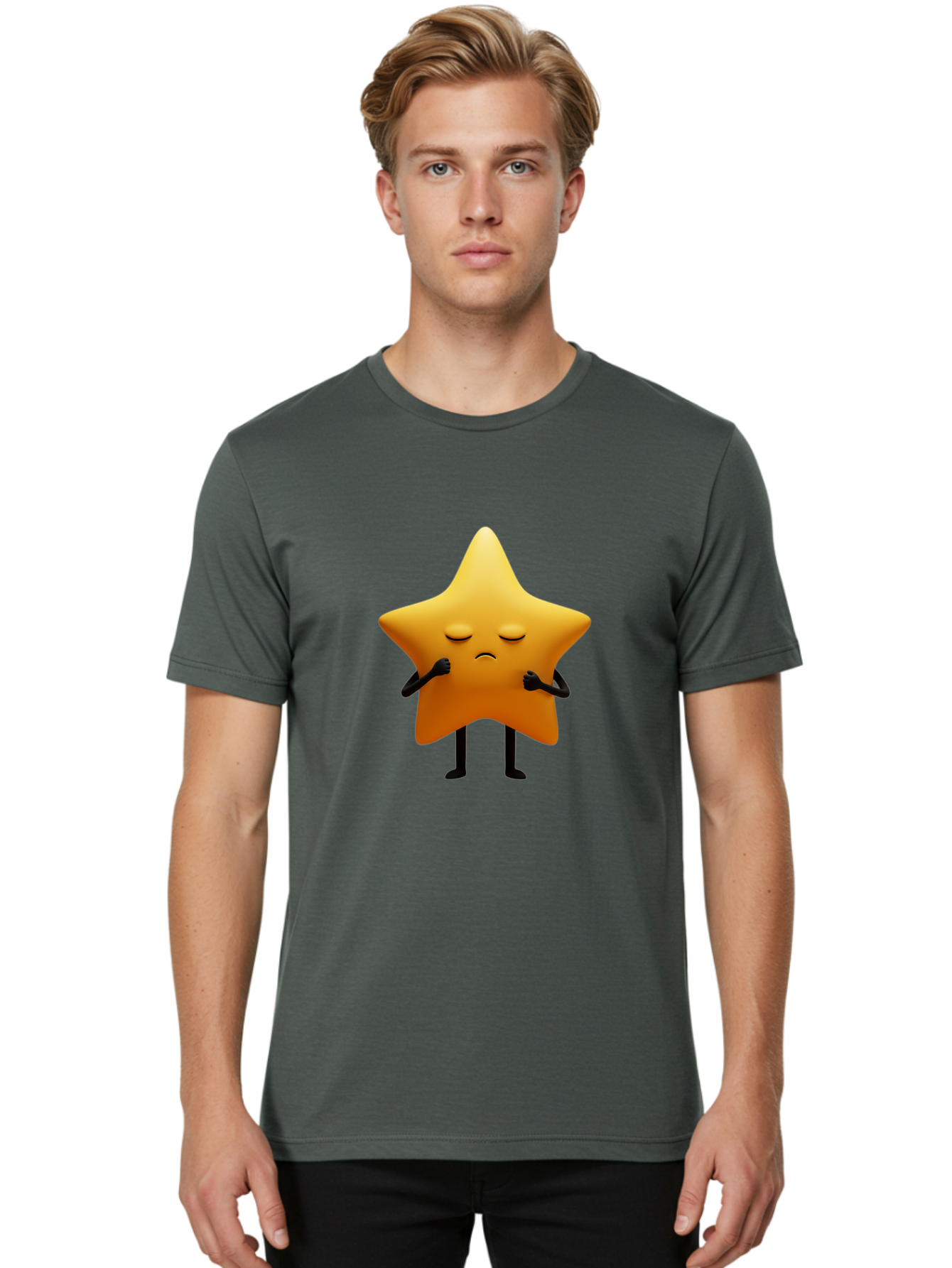Sad-Star Men'S Graphic Tee, 100% Cotton, Comfortable Casual Summer Wear, Machine Washable, Vintage Camera, Old Camera, Antique Camera, Black Camera, Classic Photography, Photography Equipment, Nostalgic Device, Film Camera, Camera Art Ban406
