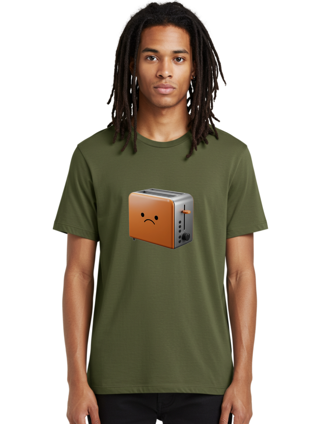 Sad-Toaster-1 Men'S Graphic Tee, 100% Cotton, Comfortable Casual Summer Wear, Machine Washable, Vintage Camera, Old Camera, Antique Camera, Black Camera, Classic Photography, Photography Equipment, Nostalgic Device, Film Camera, Camera Art Ban407