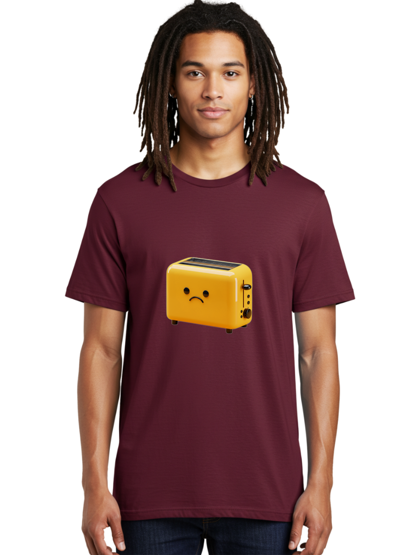 Sad-Toaster-2 Men'S Graphic Tee, 100% Cotton, Comfortable Casual Summer Wear, Machine Washable, Vintage Camera, Old Camera, Antique Camera, Black Camera, Classic Photography, Photography Equipment, Nostalgic Device, Film Camera, Camera Art Ban408