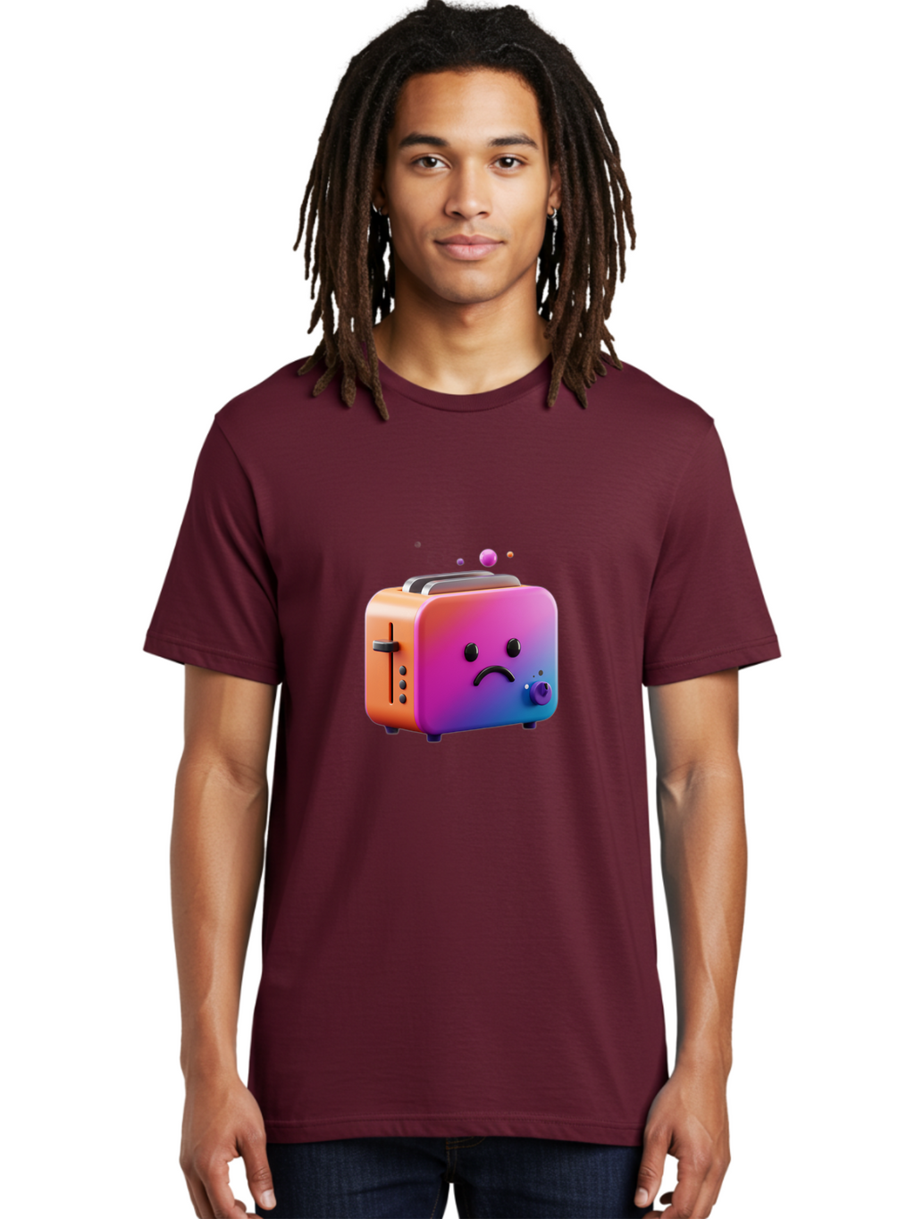 Sad-Toaster-3 Men'S Graphic Tee, 100% Cotton, Comfortable Casual Summer Wear, Machine Washable, Vintage Camera, Old Camera, Antique Camera, Black Camera, Classic Photography, Photography Equipment, Nostalgic Device, Film Camera, Camera Art Ban409