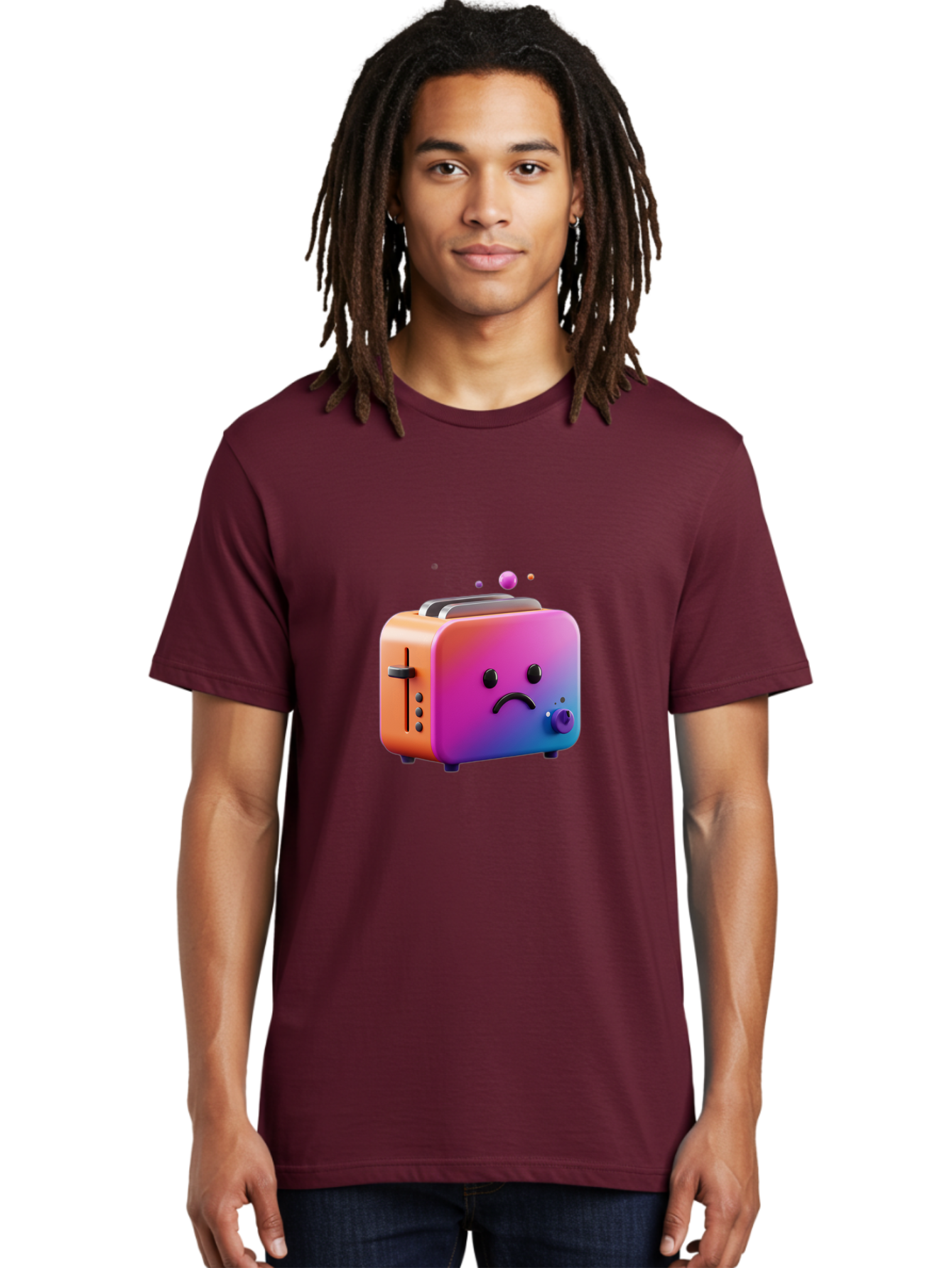 Sad-Toaster-3 Men'S Graphic Tee, 100% Cotton, Comfortable Casual Summer Wear, Machine Washable, Vintage Camera, Old Camera, Antique Camera, Black Camera, Classic Photography, Photography Equipment, Nostalgic Device, Film Camera, Camera Art Ban409