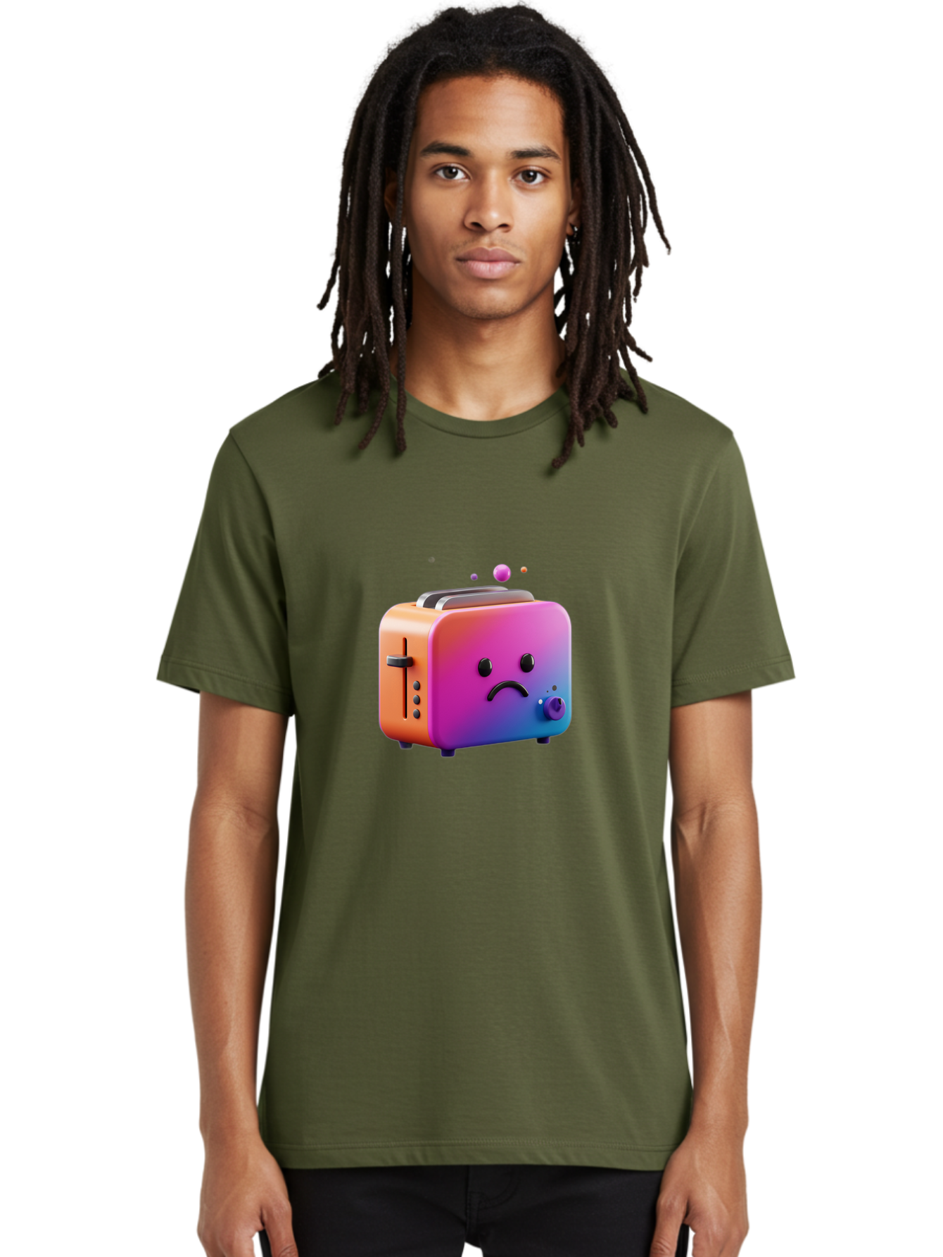 Sad-Toaster-3 Men'S Graphic Tee, 100% Cotton, Comfortable Casual Summer Wear, Machine Washable, Vintage Camera, Old Camera, Antique Camera, Black Camera, Classic Photography, Photography Equipment, Nostalgic Device, Film Camera, Camera Art Ban409