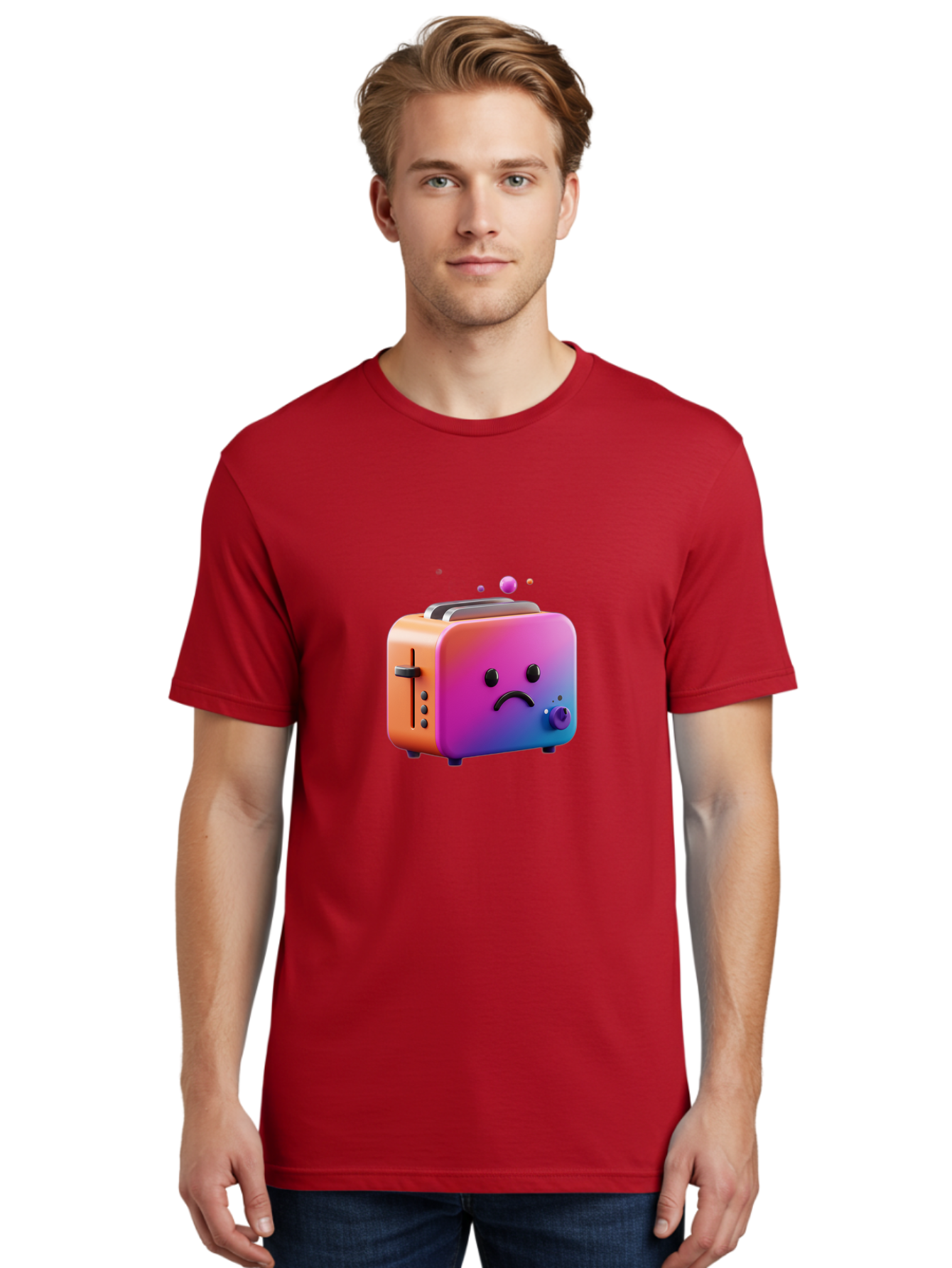 Sad-Toaster-3 Men'S Graphic Tee, 100% Cotton, Comfortable Casual Summer Wear, Machine Washable, Vintage Camera, Old Camera, Antique Camera, Black Camera, Classic Photography, Photography Equipment, Nostalgic Device, Film Camera, Camera Art Ban409
