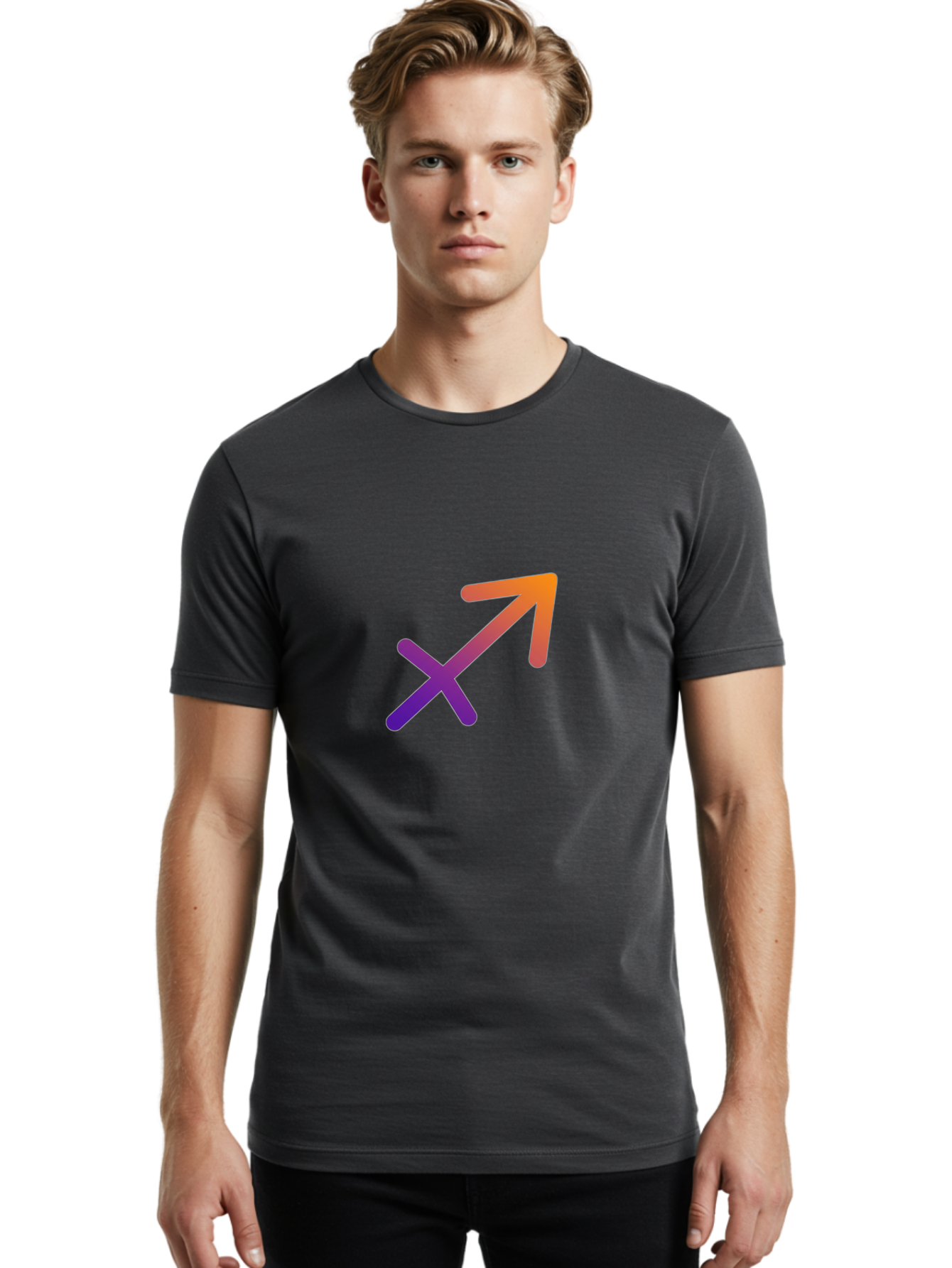 Sagittarius-Symbol Men'S Graphic Tee, 100% Cotton, Comfortable Casual Summer Wear, Machine Washable, Vintage Camera, Old Camera, Antique Camera, Black Camera, Classic Photography, Photography Equipment, Nostalgic Device, Film Camera, Ban417