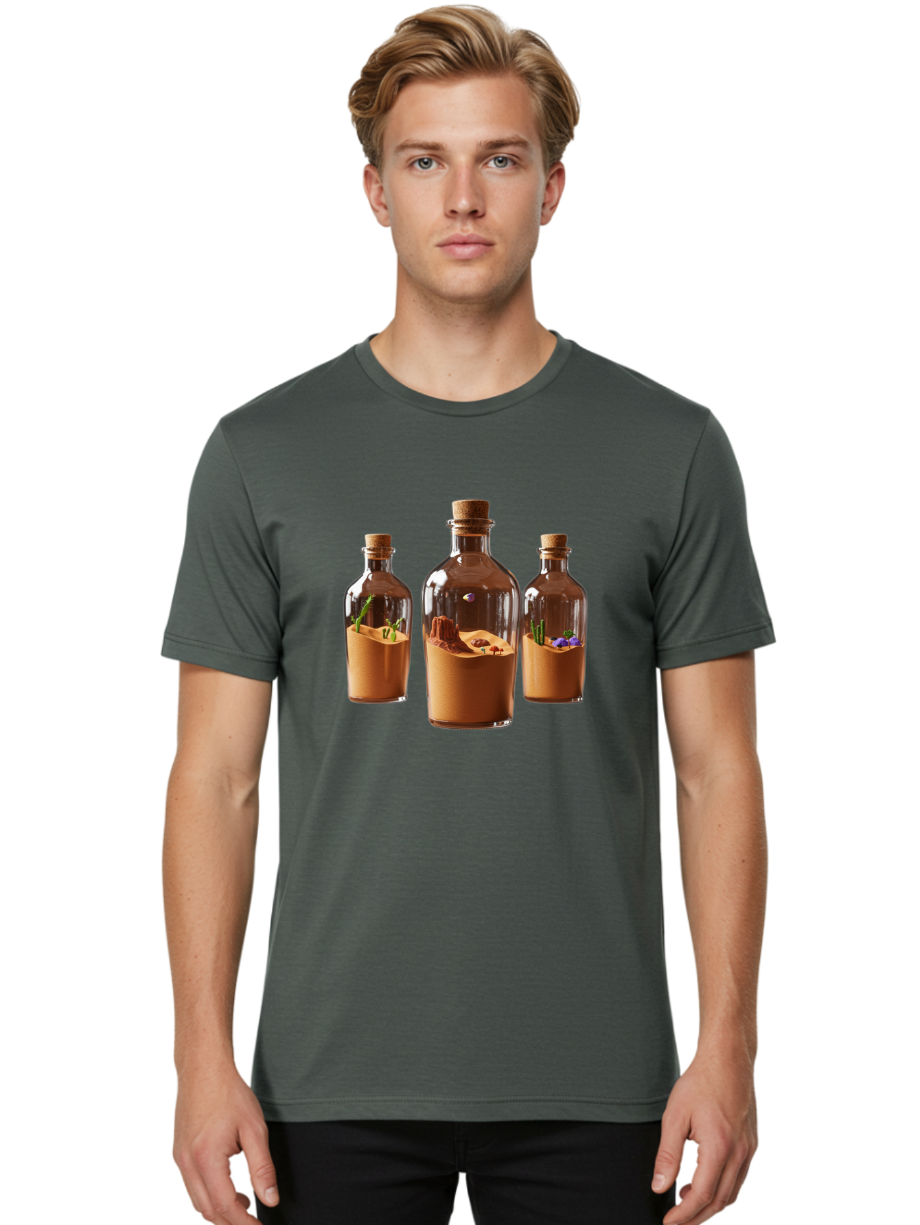Sand-In-Bottles Men'S Graphic Tee, 100% Cotton, Comfortable Casual Summer Wear, Machine Washable, Vintage Camera, Old Camera, Antique Camera, Black Camera, Classic Photography, Photography Equipment, Nostalgic Device, Film Camera, Camera Art Ban424