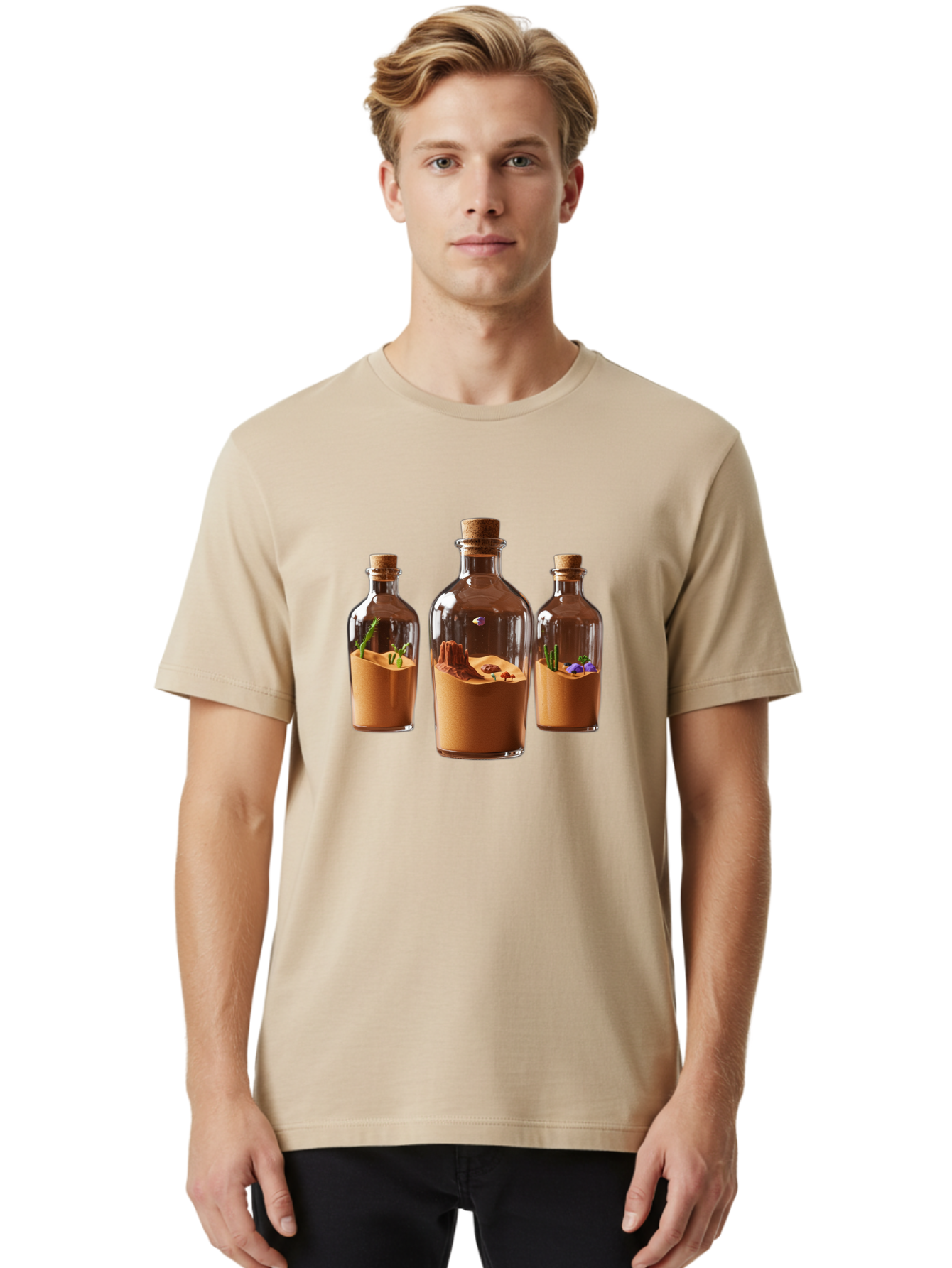 Sand-In-Bottles Men'S Graphic Tee, 100% Cotton, Comfortable Casual Summer Wear, Machine Washable, Vintage Camera, Old Camera, Antique Camera, Black Camera, Classic Photography, Photography Equipment, Nostalgic Device, Film Camera, Camera Art Ban424