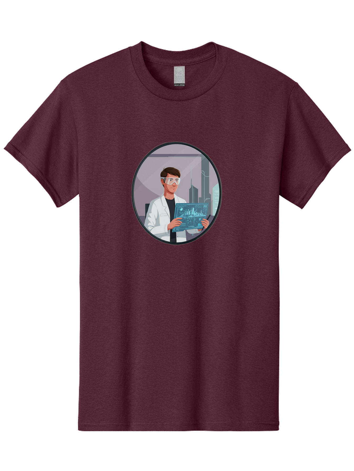 Scientist-Analyzing-Data Men'S Graphic Tee, 100% Cotton, Comfortable Casual Summer Wear, Machine Washable, Vintage Camera, Old Camera, Antique Camera, Black Camera, Classic Photography, Photography Equipment, Nostalgic Device, Film Camera, Ban430