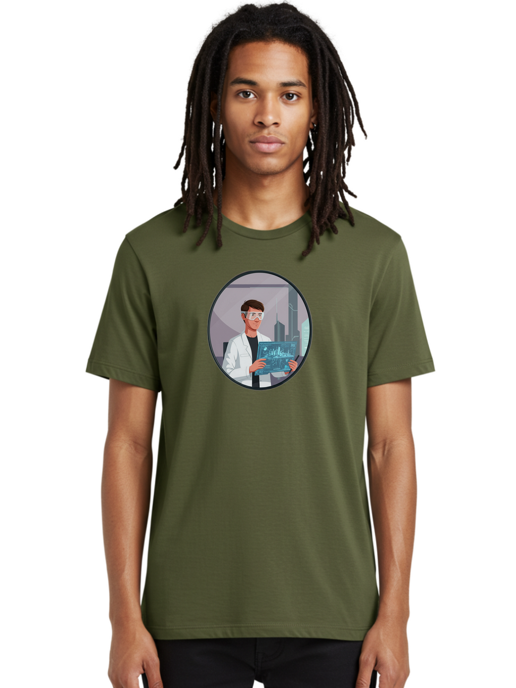 Scientist-Analyzing-Data Men'S Graphic Tee, 100% Cotton, Comfortable Casual Summer Wear, Machine Washable, Vintage Camera, Old Camera, Antique Camera, Black Camera, Classic Photography, Photography Equipment, Nostalgic Device, Film Camera, Ban430