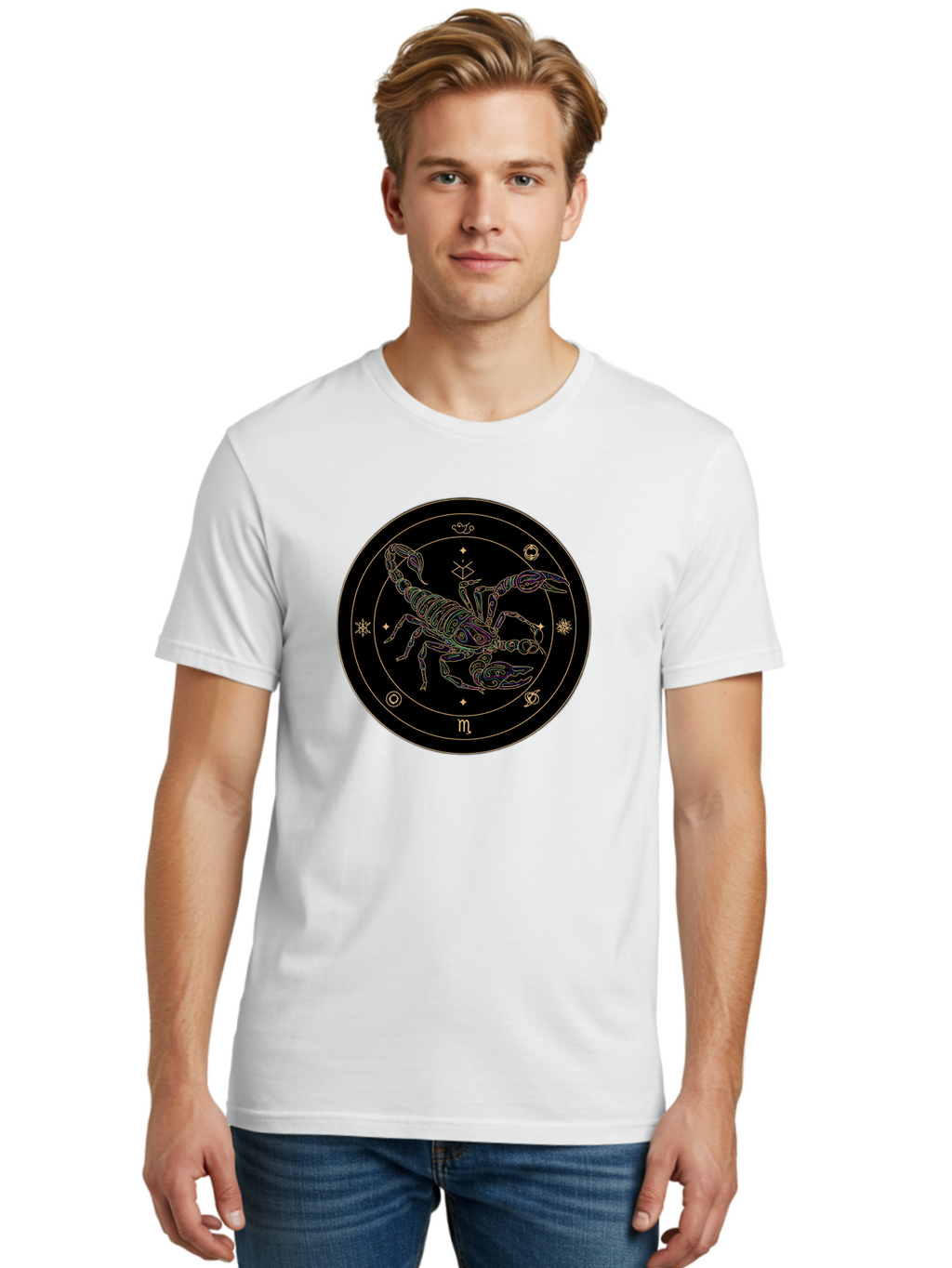 Scorpio-Zodiac-Sign-1 Men'S Graphic Tee, 100% Cotton, Comfortable Casual Summer Wear, Machine Washable, Vintage Camera, Old Camera, Antique Camera, Black Camera, Classic Photography, Photography Equipment, Nostalgic Device, Film Camera, Ban431