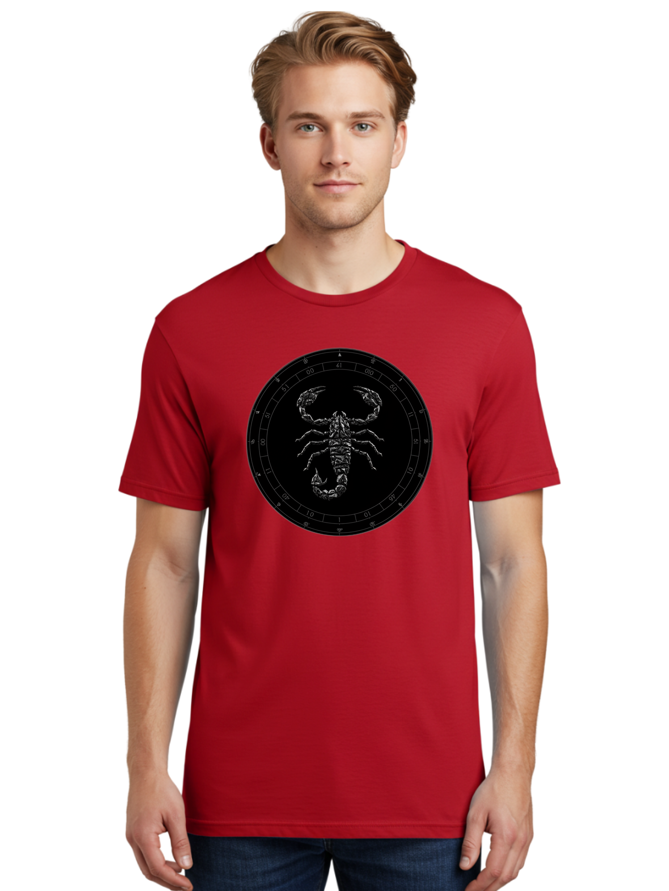 Scorpio-Zodiac-Sign Men'S Graphic Tee, 100% Cotton, Comfortable Casual Summer Wear, Machine Washable, Vintage Camera, Old Camera, Antique Camera, Black Camera, Classic Photography, Photography Equipment, Nostalgic Device, Film Camera, Ban432