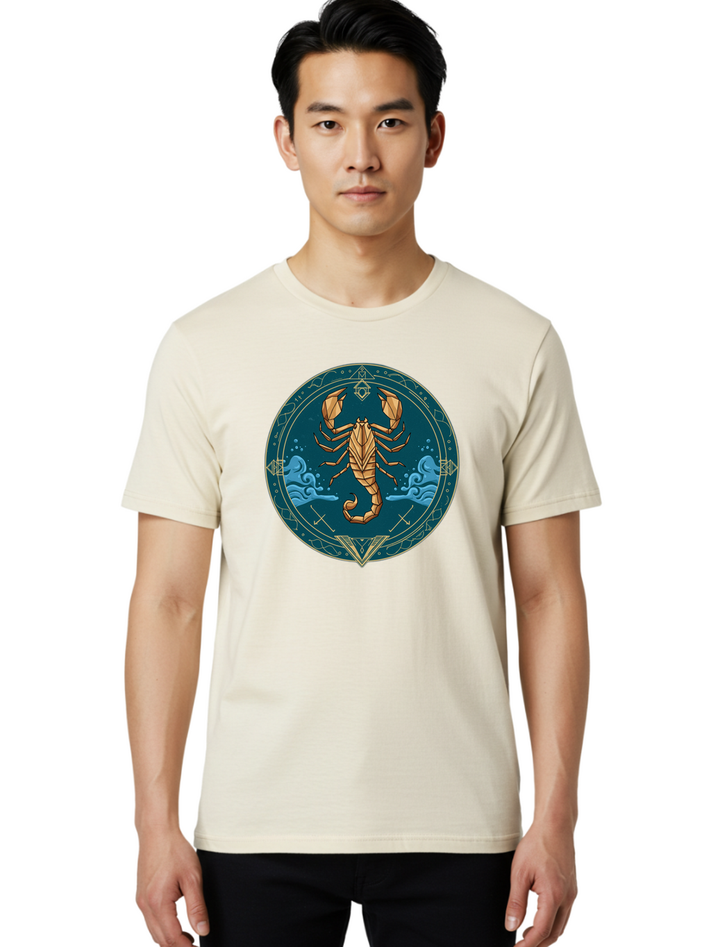 Scorpio-Zodiac-Symbol Men'S Graphic Tee, 100% Cotton, Comfortable Casual Summer Wear, Machine Washable, Vintage Camera, Old Camera, Antique Camera, Black Camera, Classic Photography, Photography Equipment, Nostalgic Device, Film Camera, Ban433