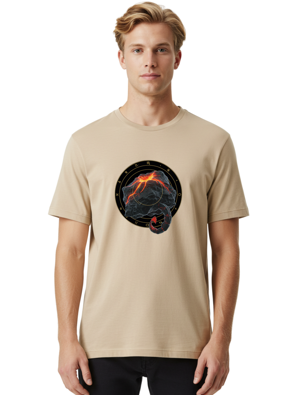 Scorpio Men'S Graphic Tee, 100% Cotton, Comfortable Casual Summer Wear, Machine Washable, Vintage Camera, Old Camera, Antique Camera, Black Camera, Classic Photography, Photography Equipment, Nostalgic Device, Film Camera, Camera Art Ban434