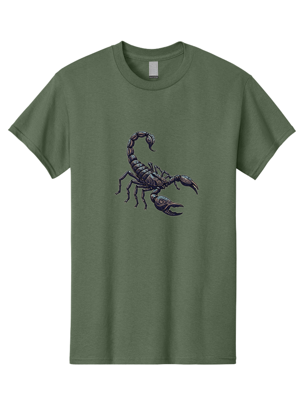 Scorpion Men'S Graphic Tee, 100% Cotton, Comfortable Casual Summer Wear, Machine Washable, Vintage Camera, Old Camera, Antique Camera, Black Camera, Classic Photography, Photography Equipment, Nostalgic Device, Film Camera, Camera Art Ban435