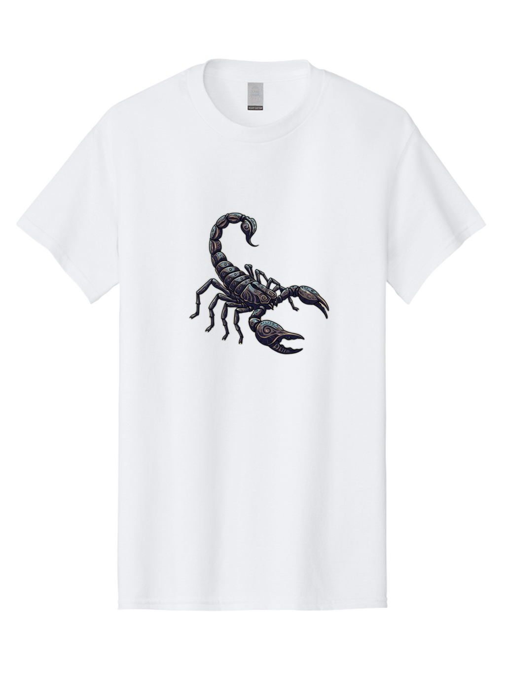 Scorpion Men'S Graphic Tee, 100% Cotton, Comfortable Casual Summer Wear, Machine Washable, Vintage Camera, Old Camera, Antique Camera, Black Camera, Classic Photography, Photography Equipment, Nostalgic Device, Film Camera, Camera Art Ban435
