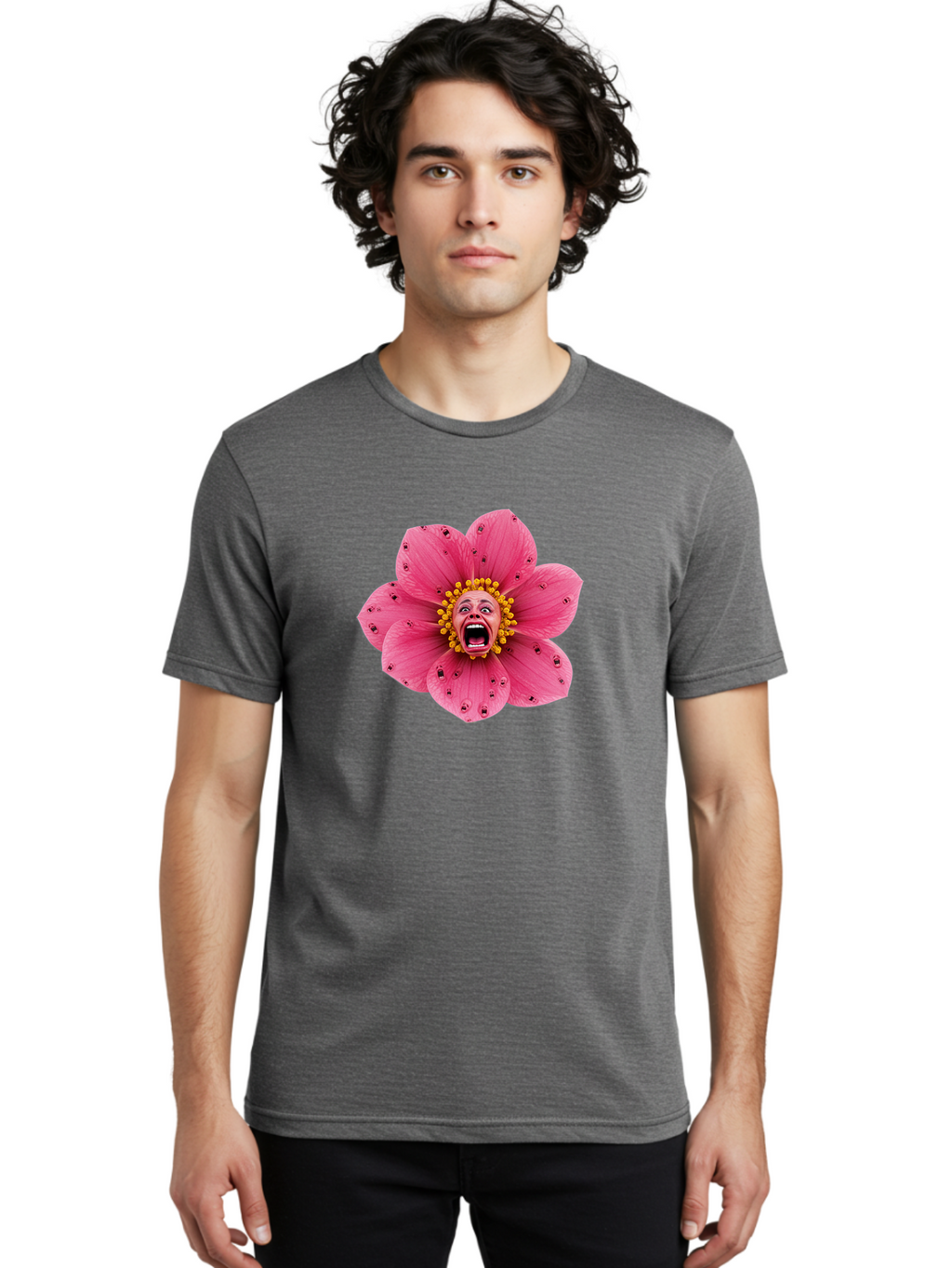 Screaming-Flower Men'S Graphic Tee, 100% Cotton, Comfortable Casual Summer Wear, Machine Washable, Vintage Camera, Old Camera, Antique Camera, Black Camera, Classic Photography, Photography Equipment, Nostalgic Device, Film Camera, Camera Art Ban438