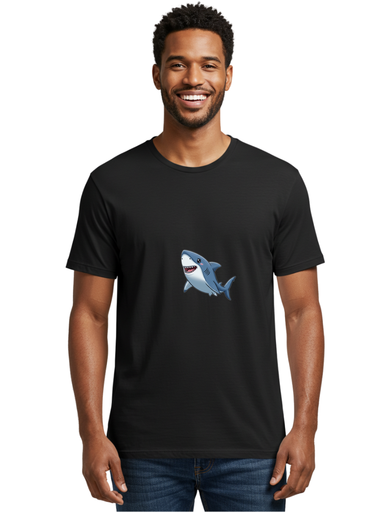 Shark-1 Men'S Graphic Tee, 100% Cotton, Comfortable Casual Summer Wear, Machine Washable, Vintage Camera, Old Camera, Antique Camera, Black Camera, Classic Photography, Photography Equipment, Nostalgic Device, Film Camera, Camera Art Ban442