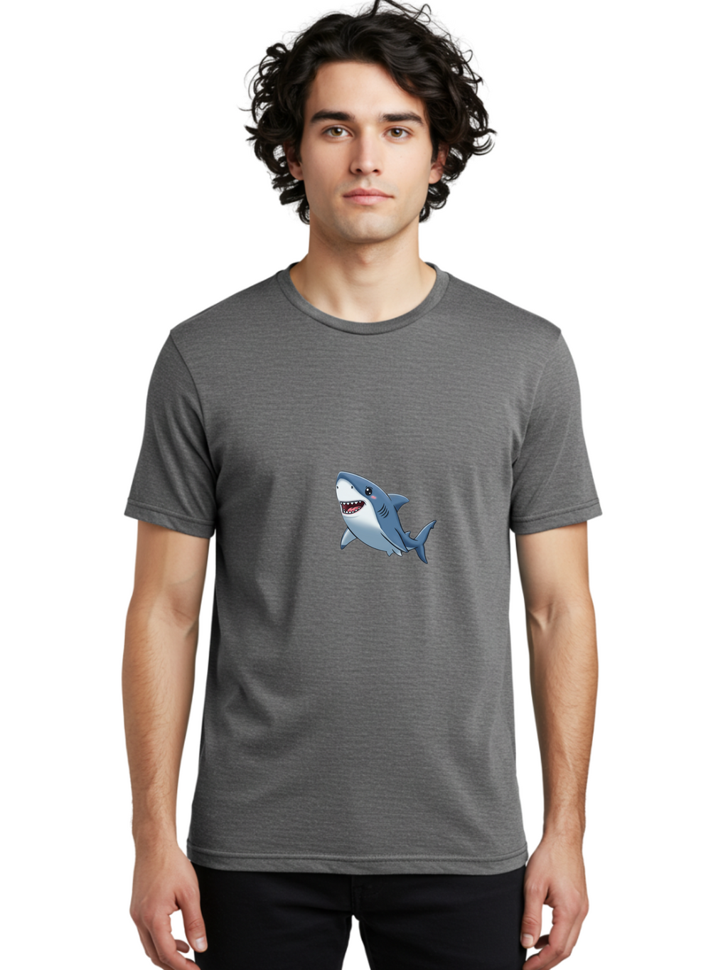 Shark-1 Men'S Graphic Tee, 100% Cotton, Comfortable Casual Summer Wear, Machine Washable, Vintage Camera, Old Camera, Antique Camera, Black Camera, Classic Photography, Photography Equipment, Nostalgic Device, Film Camera, Camera Art Ban442