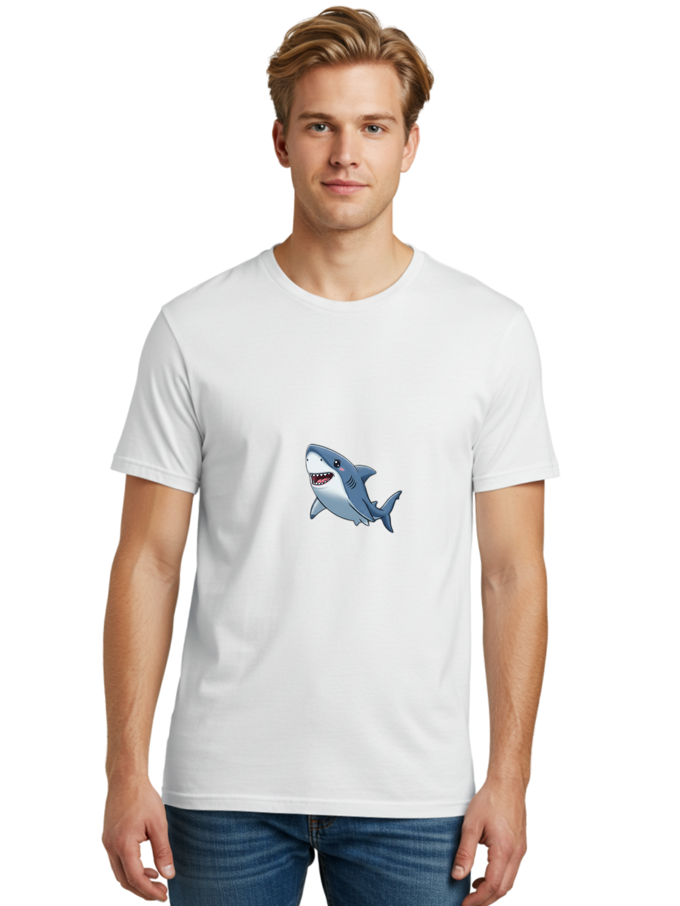 Shark-1 Men'S Graphic Tee, 100% Cotton, Comfortable Casual Summer Wear, Machine Washable, Vintage Camera, Old Camera, Antique Camera, Black Camera, Classic Photography, Photography Equipment, Nostalgic Device, Film Camera, Camera Art Ban442