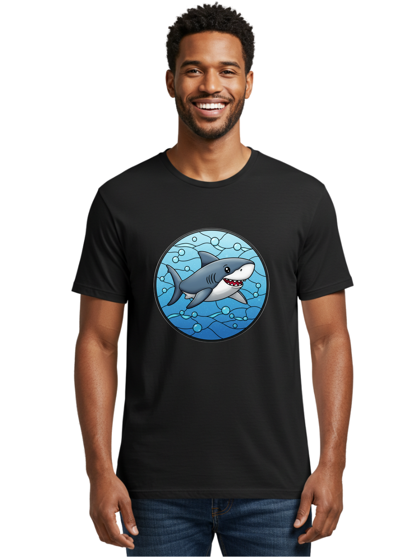 Shark-2 Men'S Graphic Tee, 100% Cotton, Comfortable Casual Summer Wear, Machine Washable, Vintage Camera, Old Camera, Antique Camera, Black Camera, Classic Photography, Photography Equipment, Nostalgic Device, Film Camera, Camera Art Ban443