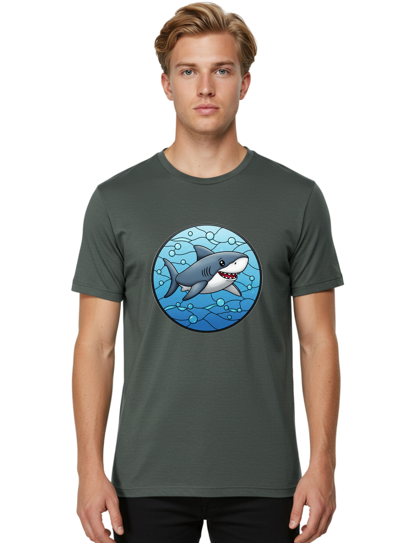 Shark-2 Men'S Graphic Tee, 100% Cotton, Comfortable Casual Summer Wear, Machine Washable, Vintage Camera, Old Camera, Antique Camera, Black Camera, Classic Photography, Photography Equipment, Nostalgic Device, Film Camera, Camera Art Ban443