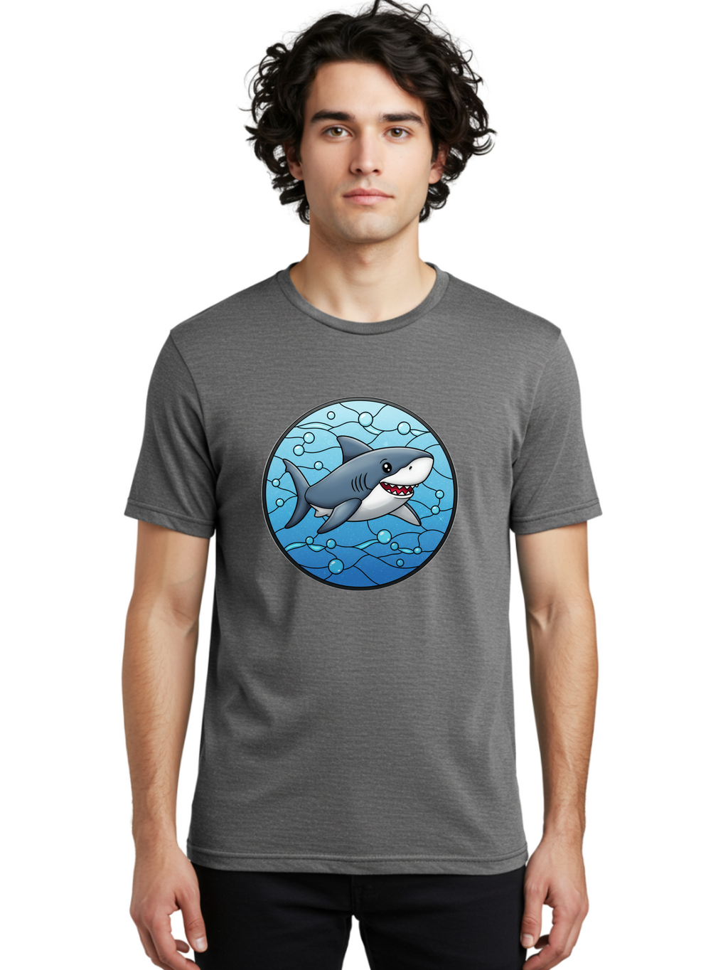 Shark-2 Men'S Graphic Tee, 100% Cotton, Comfortable Casual Summer Wear, Machine Washable, Vintage Camera, Old Camera, Antique Camera, Black Camera, Classic Photography, Photography Equipment, Nostalgic Device, Film Camera, Camera Art Ban443