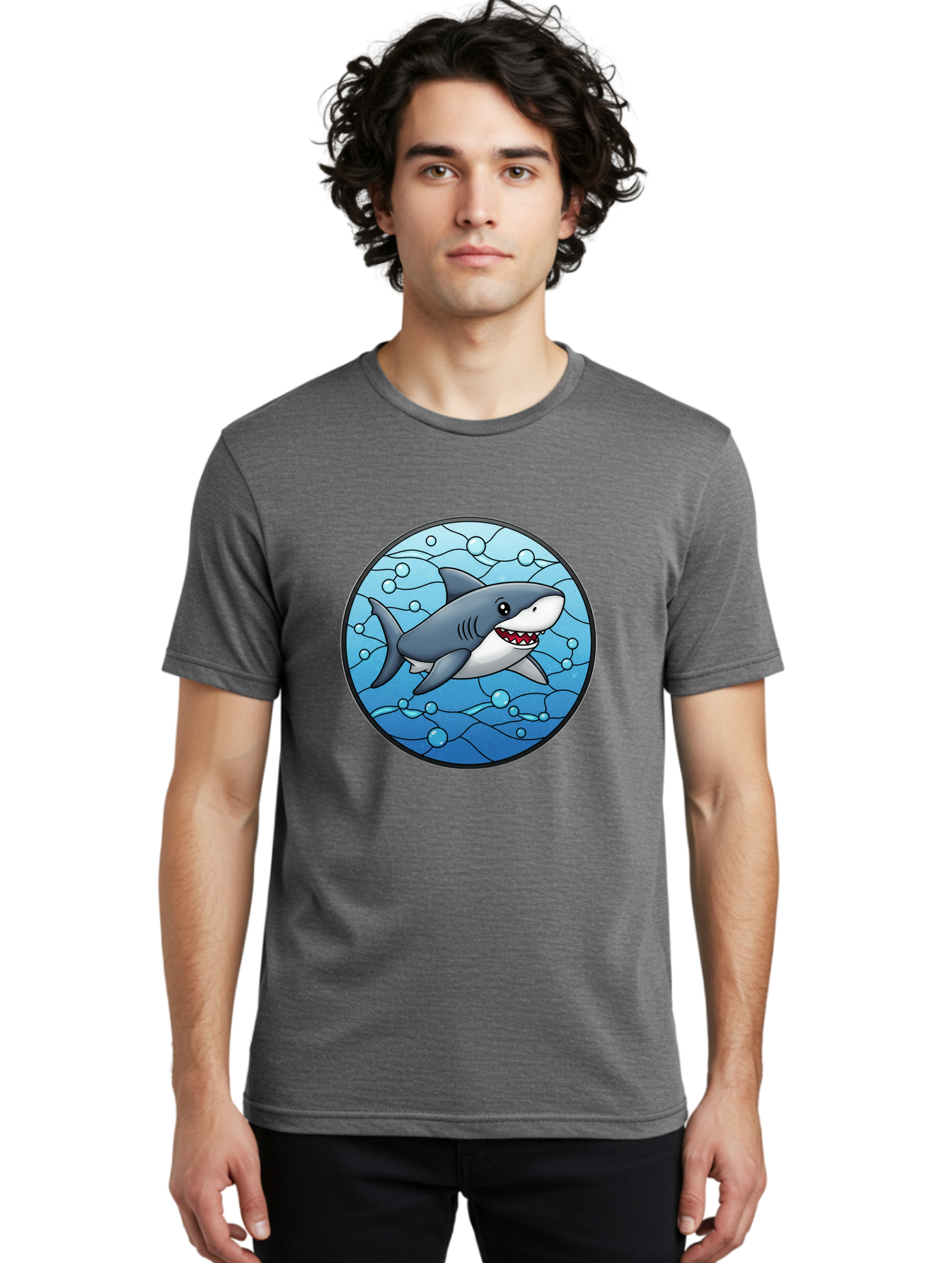 Shark-2 Men'S Graphic Tee, 100% Cotton, Comfortable Casual Summer Wear, Machine Washable, Vintage Camera, Old Camera, Antique Camera, Black Camera, Classic Photography, Photography Equipment, Nostalgic Device, Film Camera, Camera Art Ban443