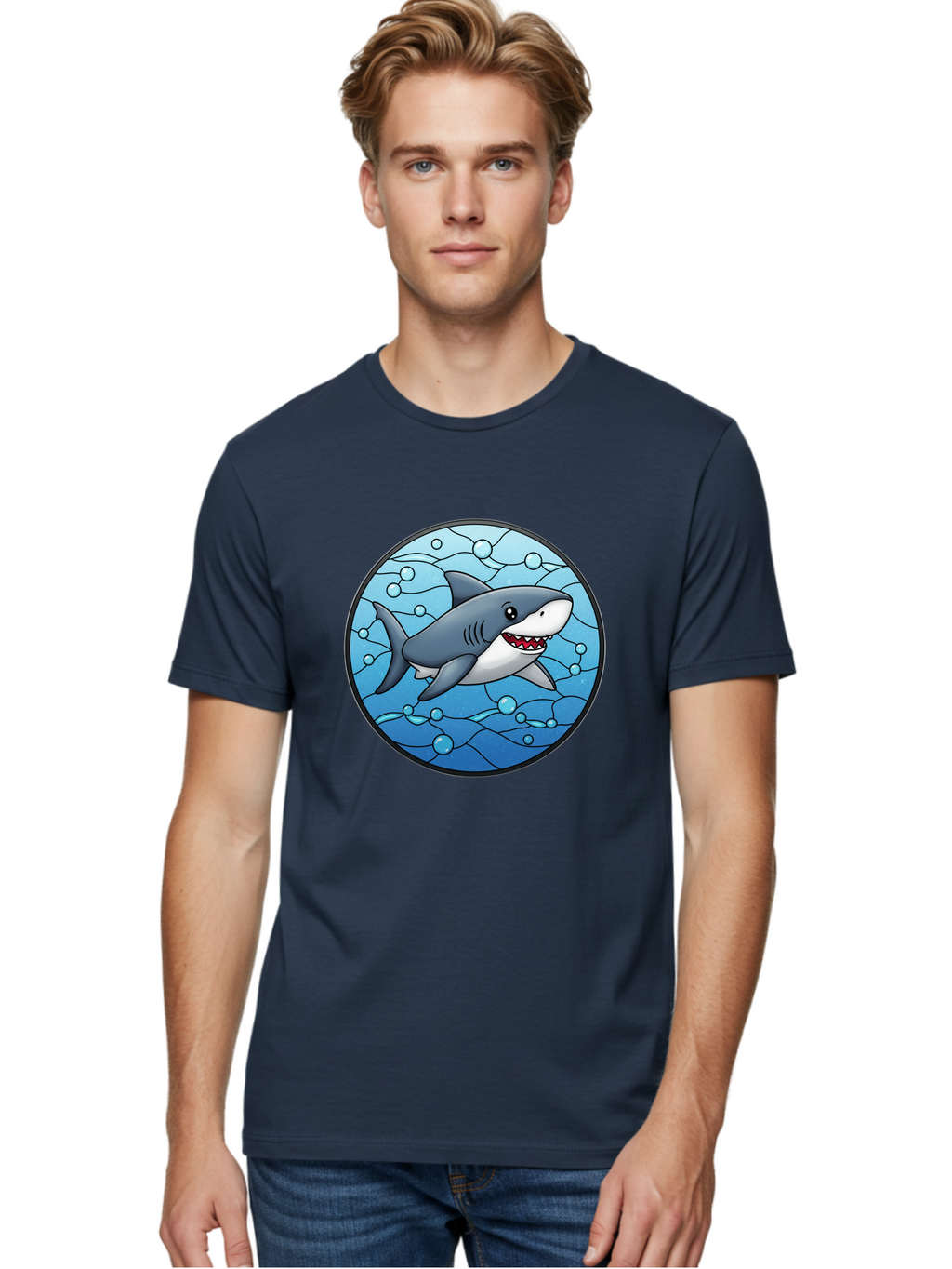 Shark-2 Men'S Graphic Tee, 100% Cotton, Comfortable Casual Summer Wear, Machine Washable, Vintage Camera, Old Camera, Antique Camera, Black Camera, Classic Photography, Photography Equipment, Nostalgic Device, Film Camera, Camera Art Ban443