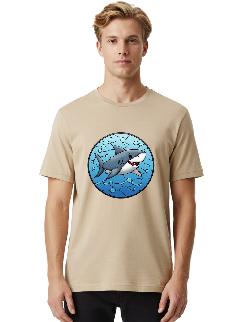 Shark-2 Men'S Graphic Tee, 100% Cotton, Comfortable Casual Summer Wear, Machine Washable, Vintage Camera, Old Camera, Antique Camera, Black Camera, Classic Photography, Photography Equipment, Nostalgic Device, Film Camera, Camera Art Ban443