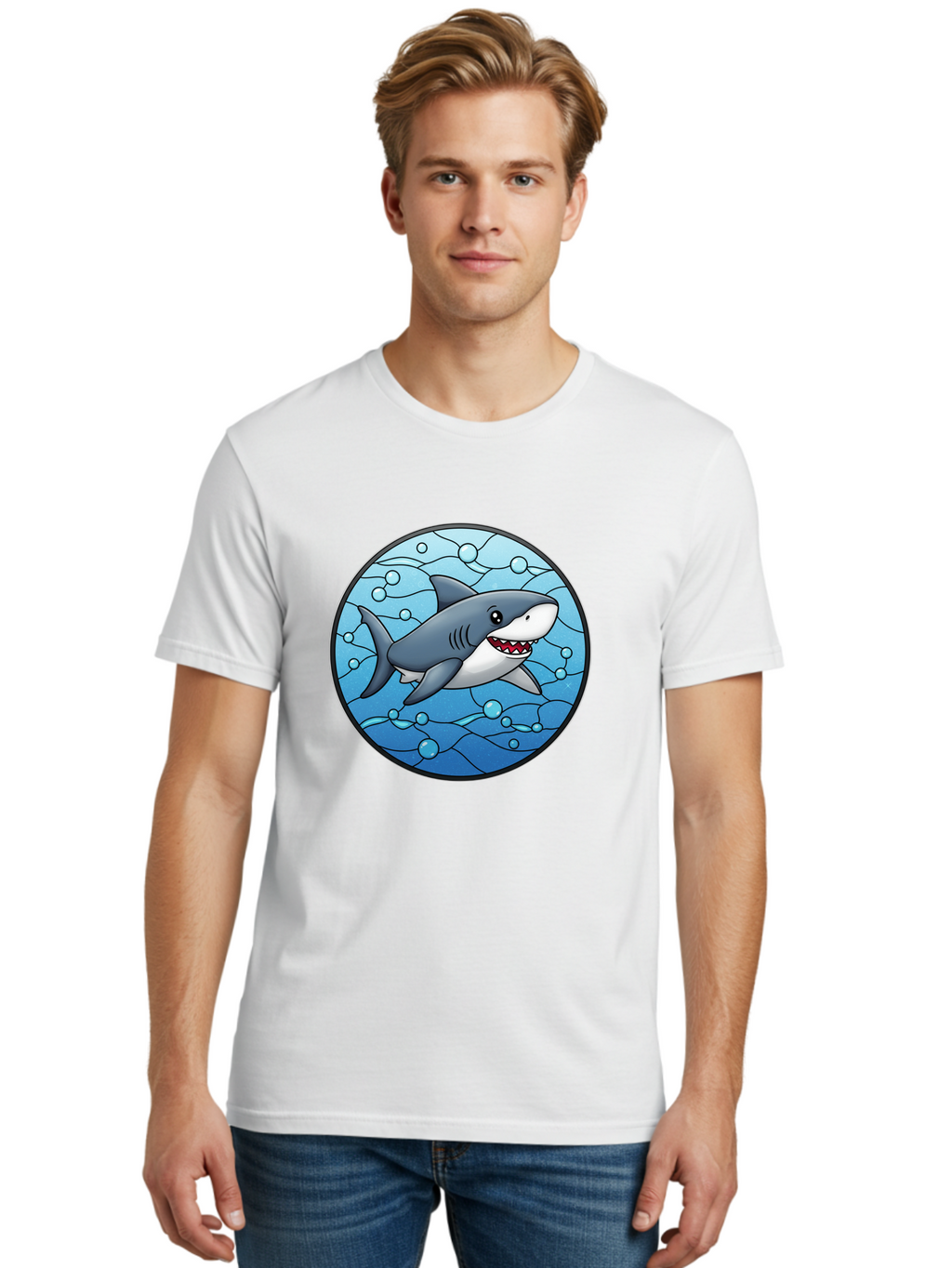 Shark-2 Men'S Graphic Tee, 100% Cotton, Comfortable Casual Summer Wear, Machine Washable, Vintage Camera, Old Camera, Antique Camera, Black Camera, Classic Photography, Photography Equipment, Nostalgic Device, Film Camera, Camera Art Ban443