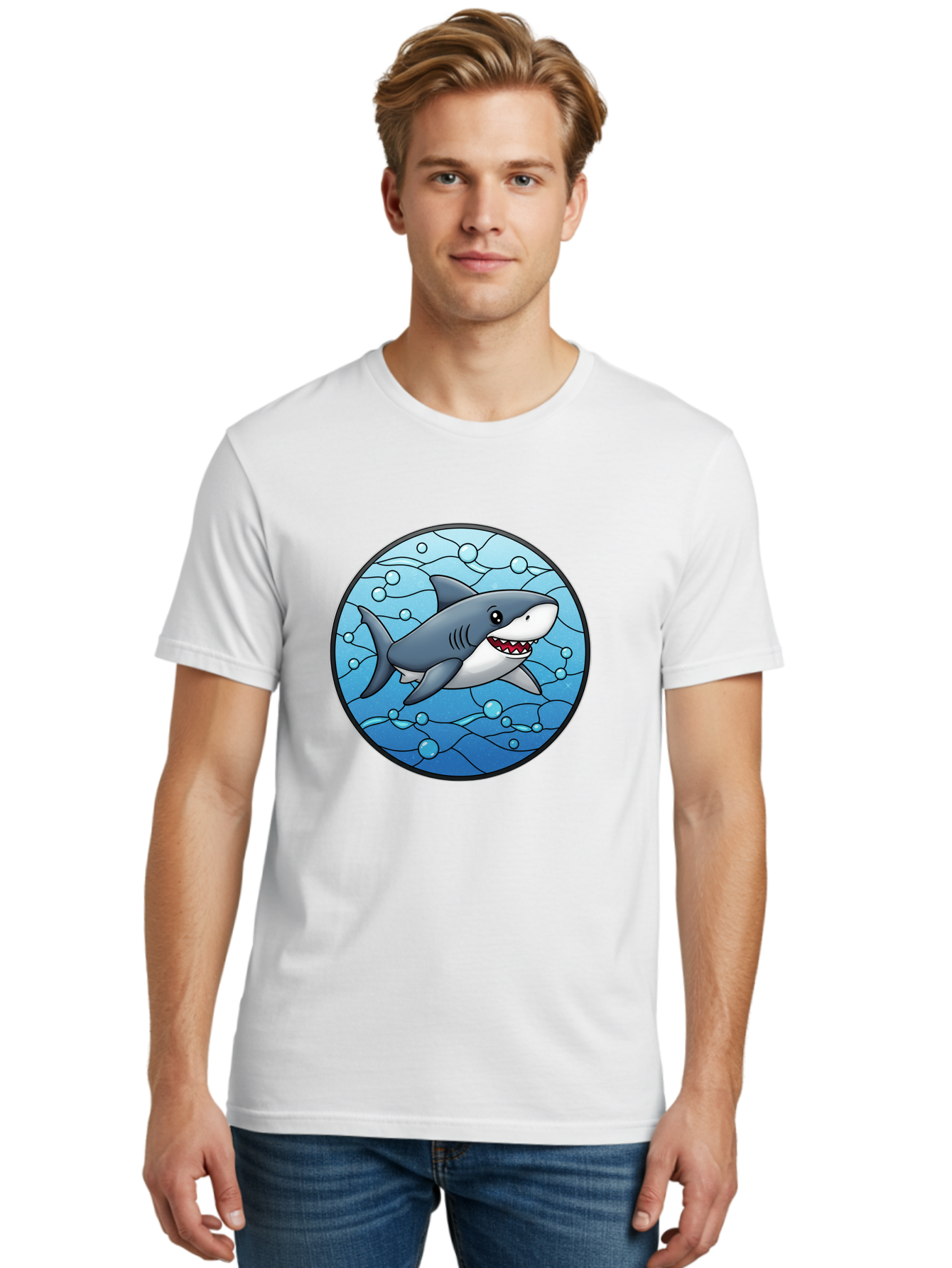 Shark-2 Men'S Graphic Tee, 100% Cotton, Comfortable Casual Summer Wear, Machine Washable, Vintage Camera, Old Camera, Antique Camera, Black Camera, Classic Photography, Photography Equipment, Nostalgic Device, Film Camera, Camera Art Ban443