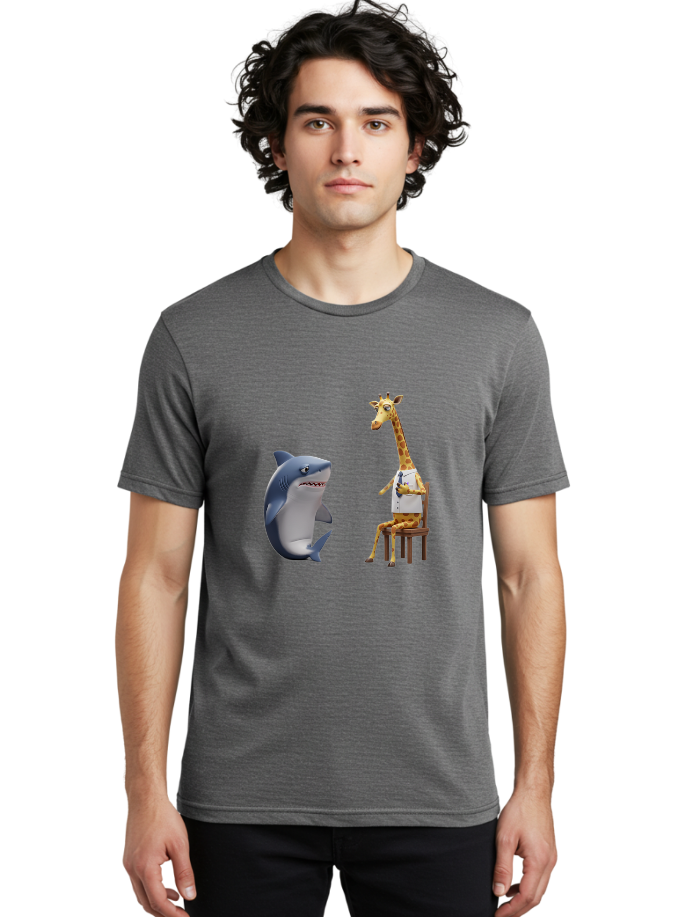 Shark-And-Doctor-Giraffe Men'S Graphic Tee, 100% Cotton, Comfortable Casual Summer Wear, Machine Washable, Vintage Camera, Old Camera, Antique Camera, Black Camera, Classic Photography, Photography Equipment, Nostalgic Device, Film Camera, Ban444