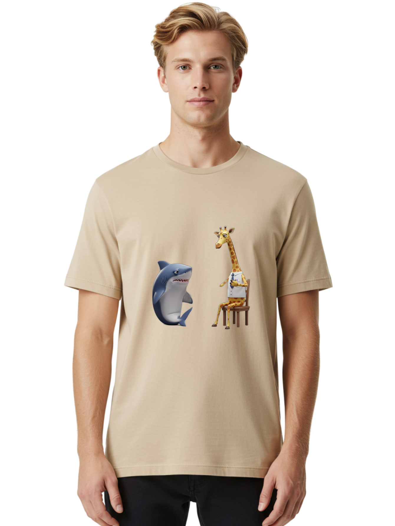Shark-And-Doctor-Giraffe Men'S Graphic Tee, 100% Cotton, Comfortable Casual Summer Wear, Machine Washable, Vintage Camera, Old Camera, Antique Camera, Black Camera, Classic Photography, Photography Equipment, Nostalgic Device, Film Camera, Ban444