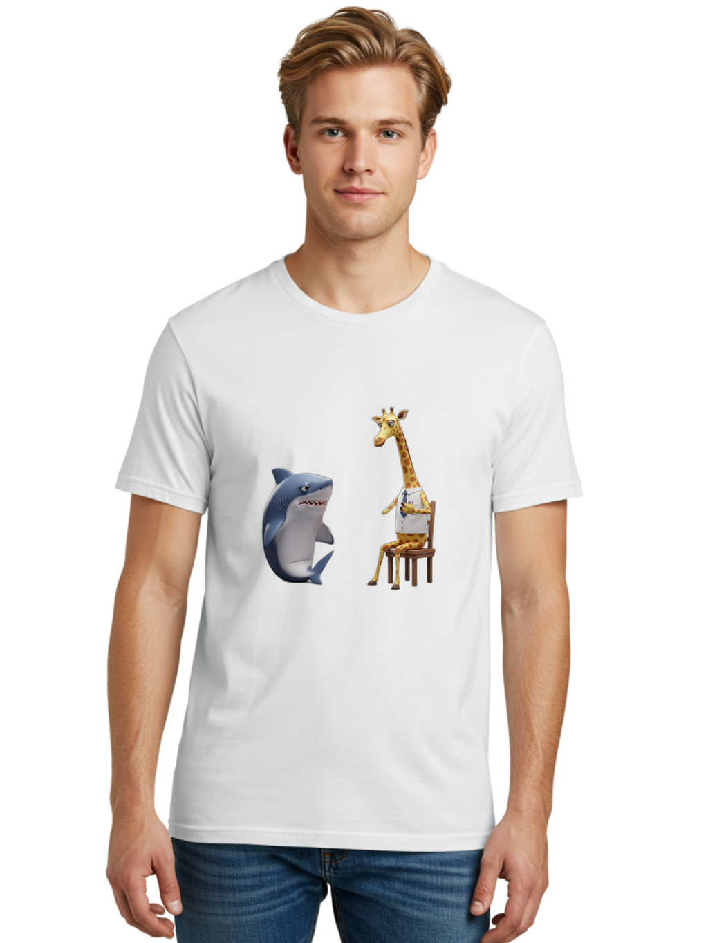Shark-And-Doctor-Giraffe Men'S Graphic Tee, 100% Cotton, Comfortable Casual Summer Wear, Machine Washable, Vintage Camera, Old Camera, Antique Camera, Black Camera, Classic Photography, Photography Equipment, Nostalgic Device, Film Camera, Ban444