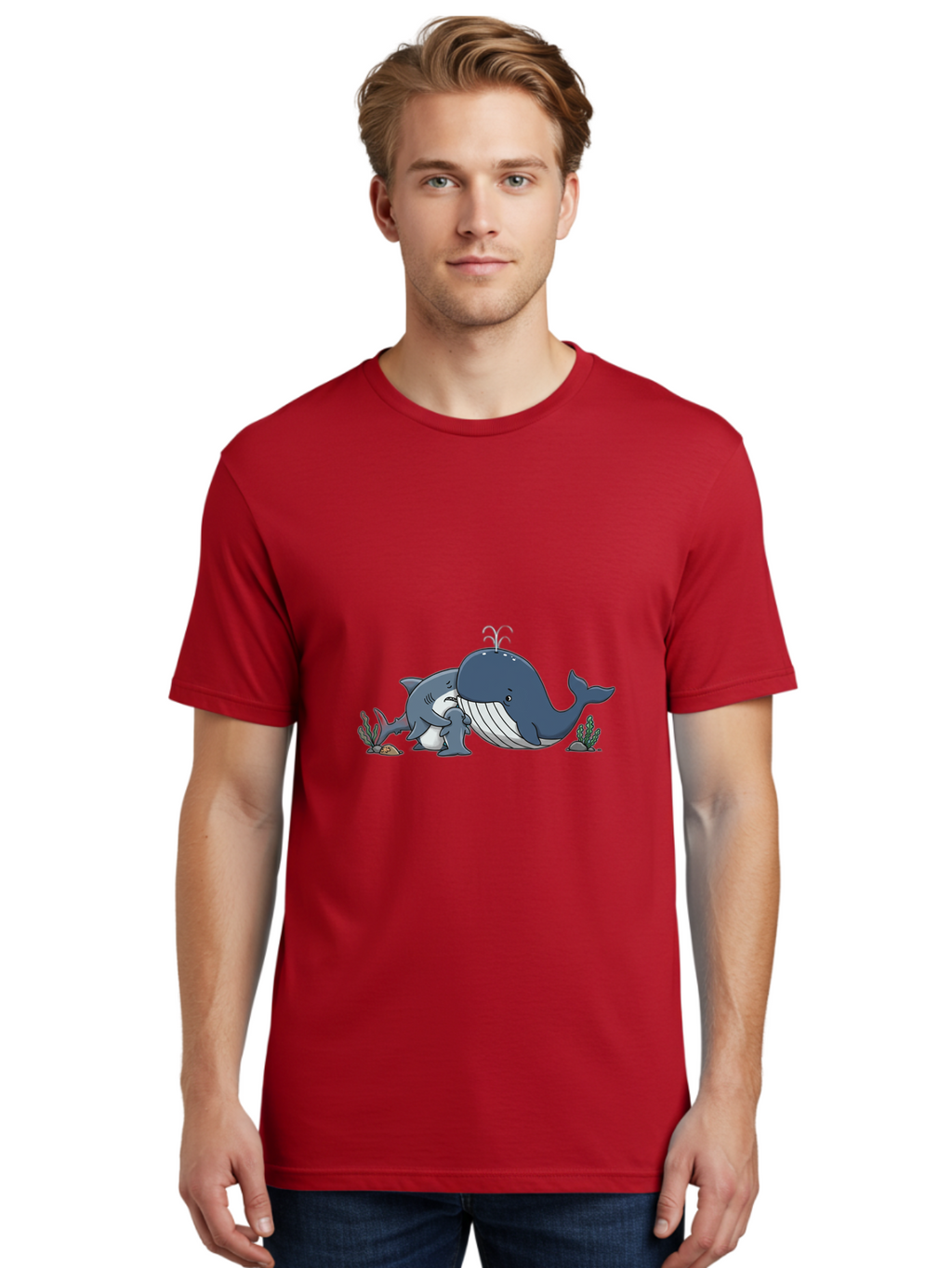 Shark-Hugging-Whale Men'S Graphic Tee, 100% Cotton, Comfortable Casual Summer Wear, Machine Washable, Vintage Camera, Old Camera, Antique Camera, Black Camera, Classic Photography, Photography Equipment, Nostalgic Device, Film Camera, Ban447