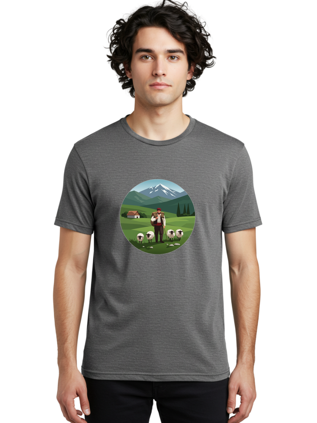 Shepherd Men'S Graphic Tee, 100% Cotton, Comfortable Casual Summer Wear, Machine Washable, Vintage Camera, Old Camera, Antique Camera, Black Camera, Classic Photography, Photography Equipment, Nostalgic Device, Film Camera, Camera Art Ban453