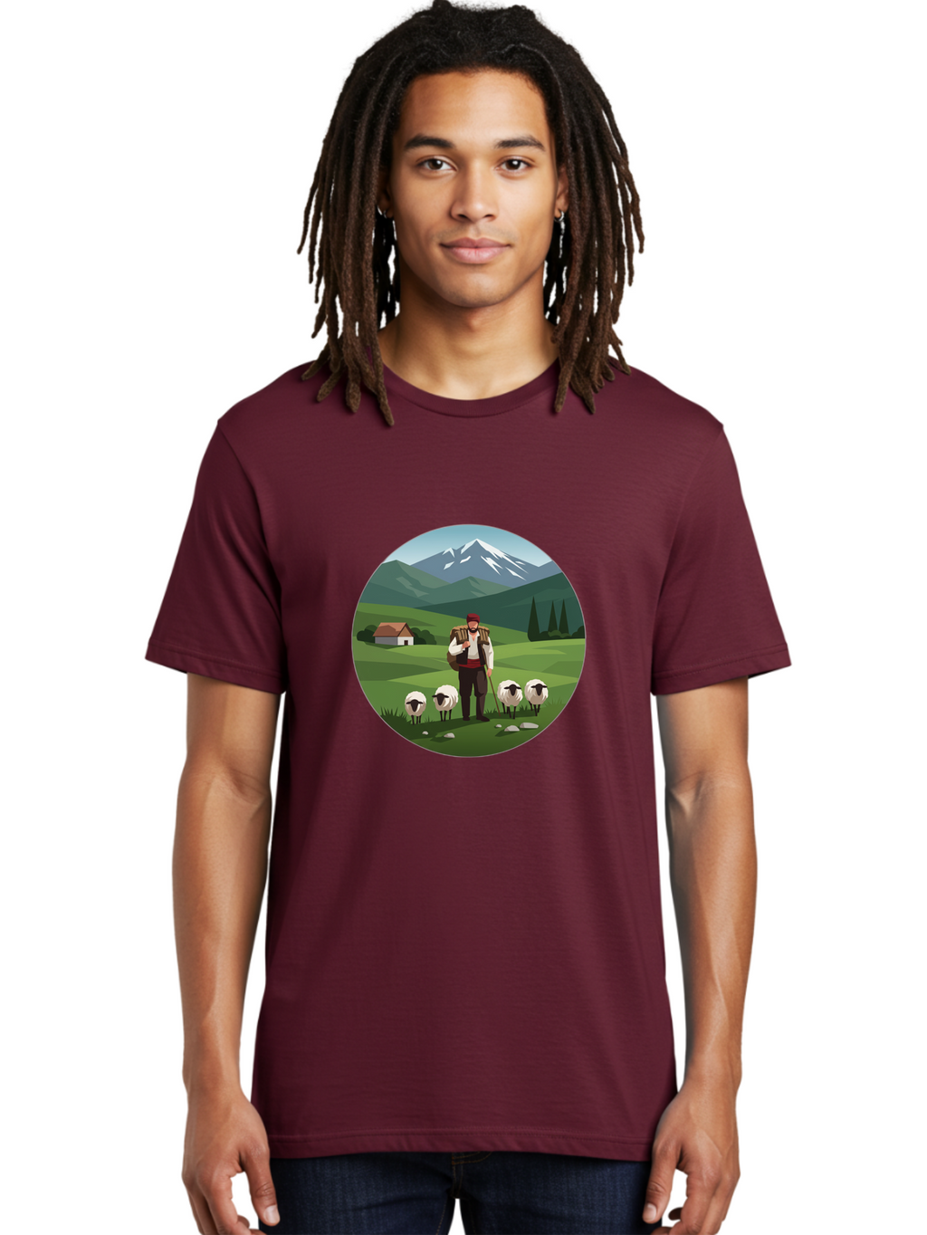 Shepherd Men'S Graphic Tee, 100% Cotton, Comfortable Casual Summer Wear, Machine Washable, Vintage Camera, Old Camera, Antique Camera, Black Camera, Classic Photography, Photography Equipment, Nostalgic Device, Film Camera, Camera Art Ban453