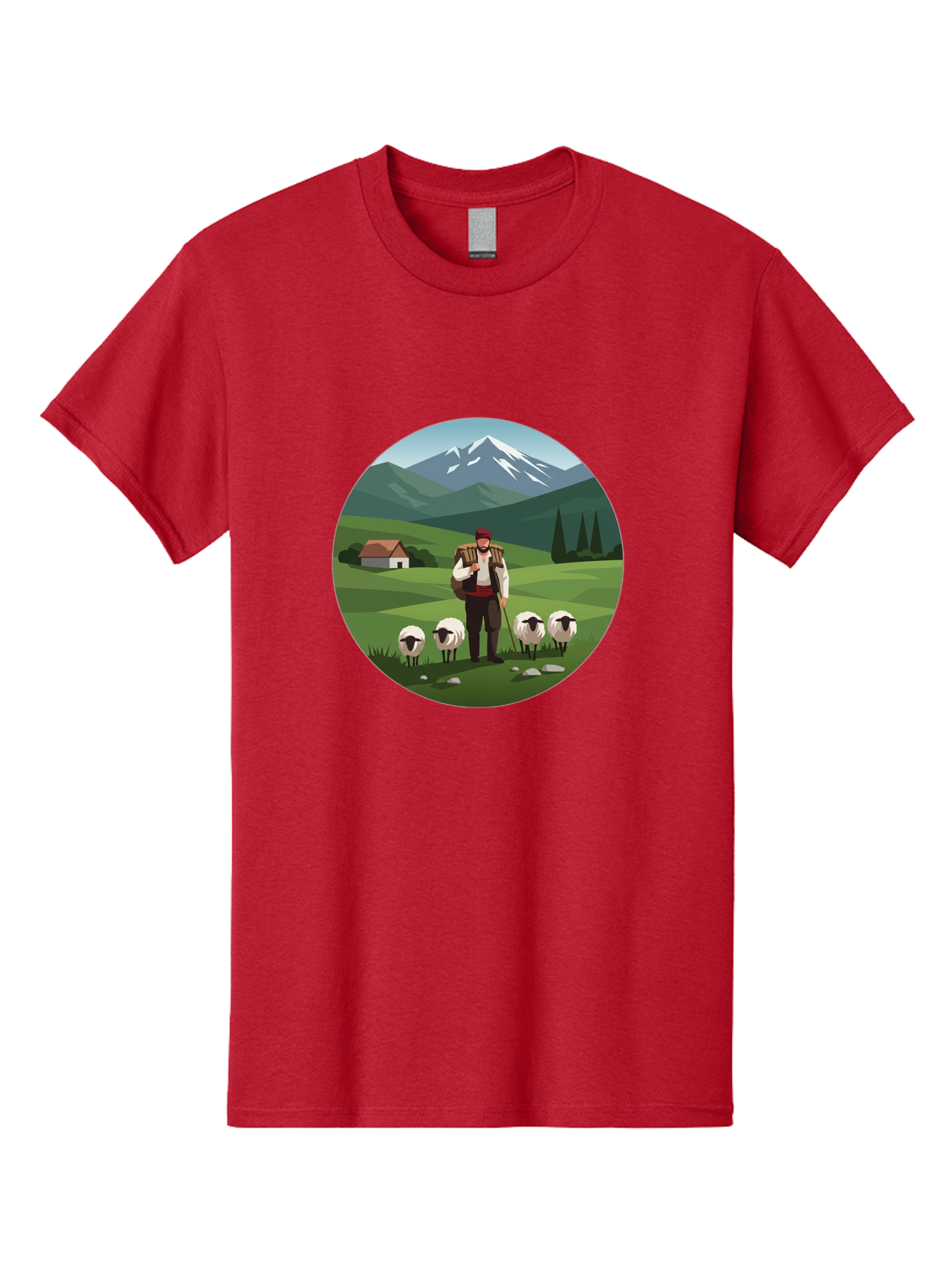 Shepherd Men'S Graphic Tee, 100% Cotton, Comfortable Casual Summer Wear, Machine Washable, Vintage Camera, Old Camera, Antique Camera, Black Camera, Classic Photography, Photography Equipment, Nostalgic Device, Film Camera, Camera Art Ban453