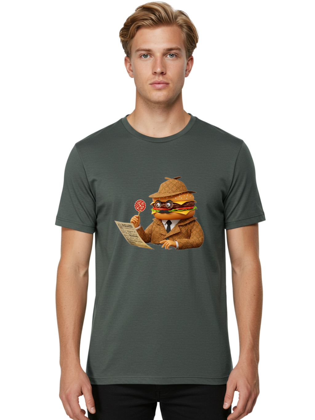 Sherlock-Burger Men'S Graphic Tee, 100% Cotton, Comfortable Casual Summer Wear, Machine Washable, Vintage Camera, Old Camera, Antique Camera, Black Camera, Classic Photography, Photography Equipment, Nostalgic Device, Film Camera, Camera Art Ban454
