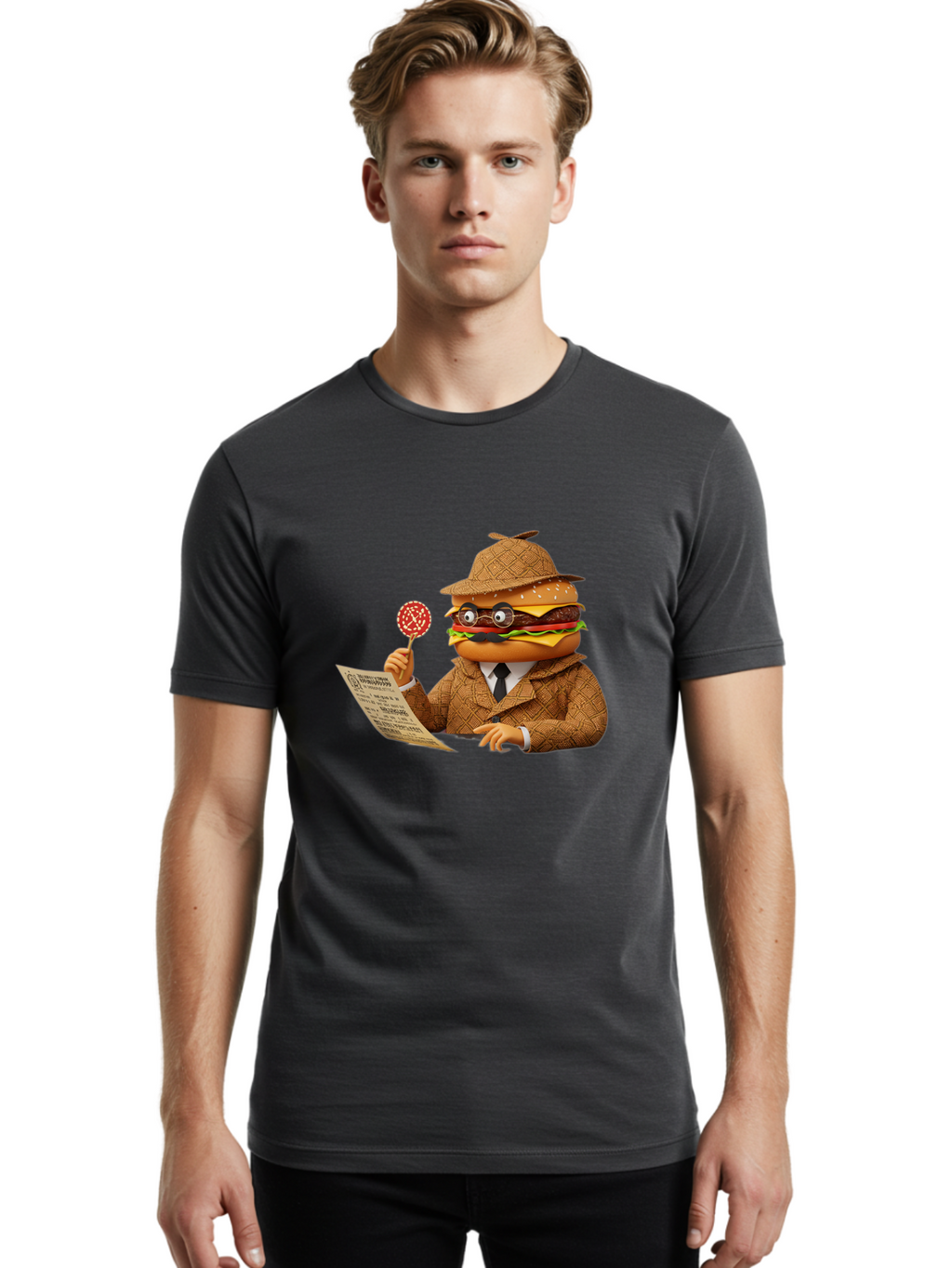 Sherlock-Burger Men'S Graphic Tee, 100% Cotton, Comfortable Casual Summer Wear, Machine Washable, Vintage Camera, Old Camera, Antique Camera, Black Camera, Classic Photography, Photography Equipment, Nostalgic Device, Film Camera, Camera Art Ban454
