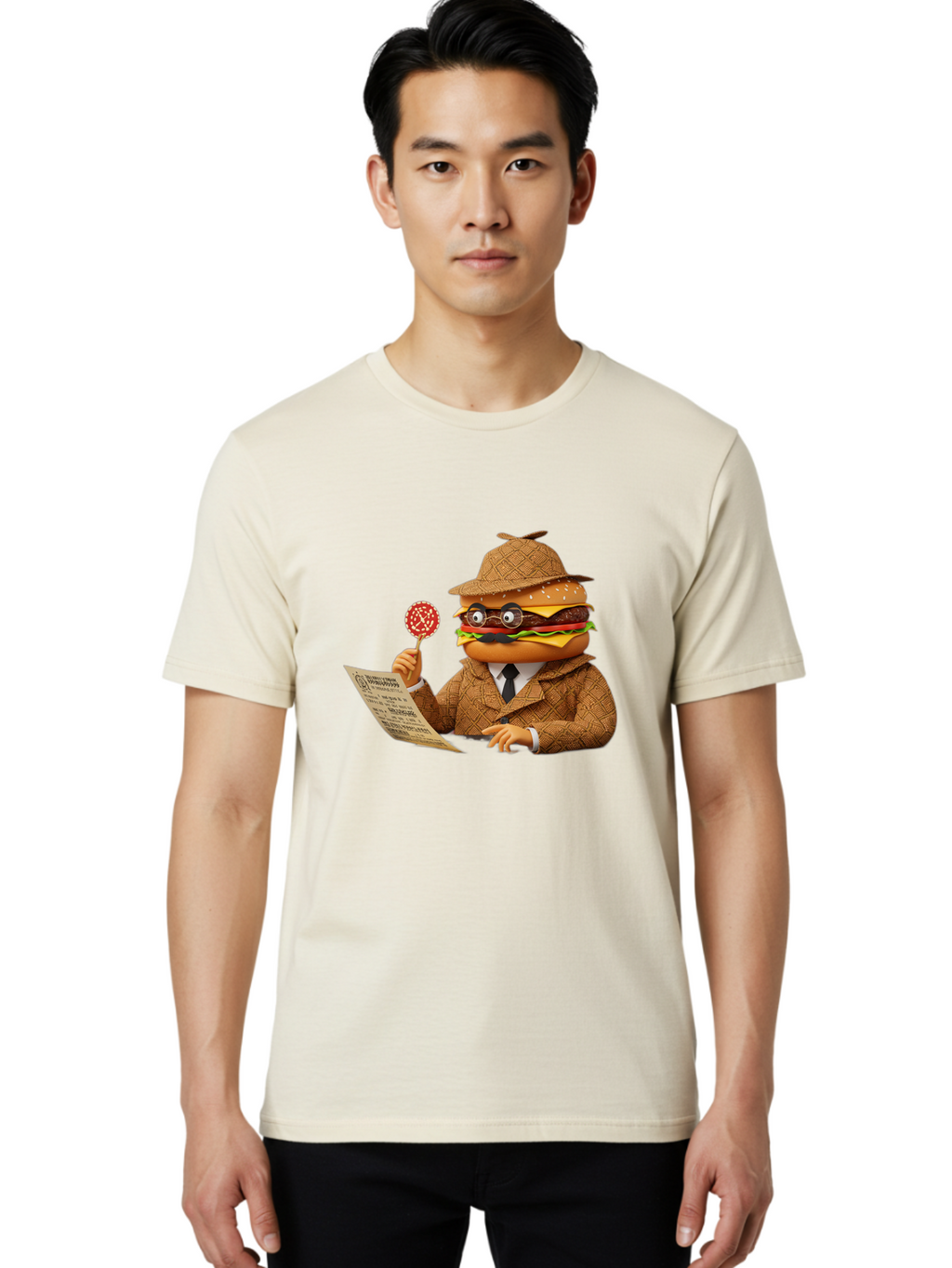 Sherlock-Burger Men'S Graphic Tee, 100% Cotton, Comfortable Casual Summer Wear, Machine Washable, Vintage Camera, Old Camera, Antique Camera, Black Camera, Classic Photography, Photography Equipment, Nostalgic Device, Film Camera, Camera Art Ban454