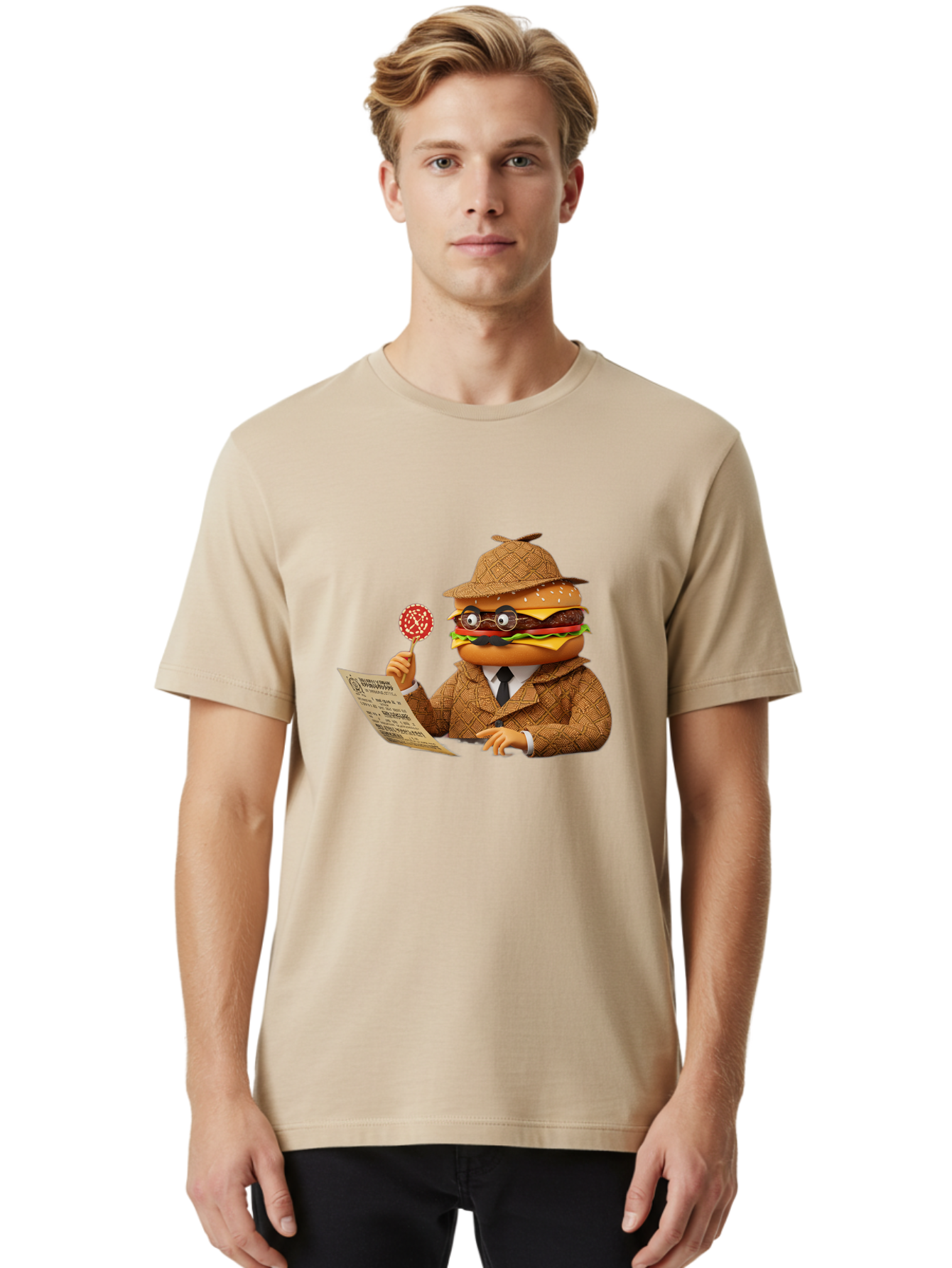 Sherlock-Burger Men'S Graphic Tee, 100% Cotton, Comfortable Casual Summer Wear, Machine Washable, Vintage Camera, Old Camera, Antique Camera, Black Camera, Classic Photography, Photography Equipment, Nostalgic Device, Film Camera, Camera Art Ban454
