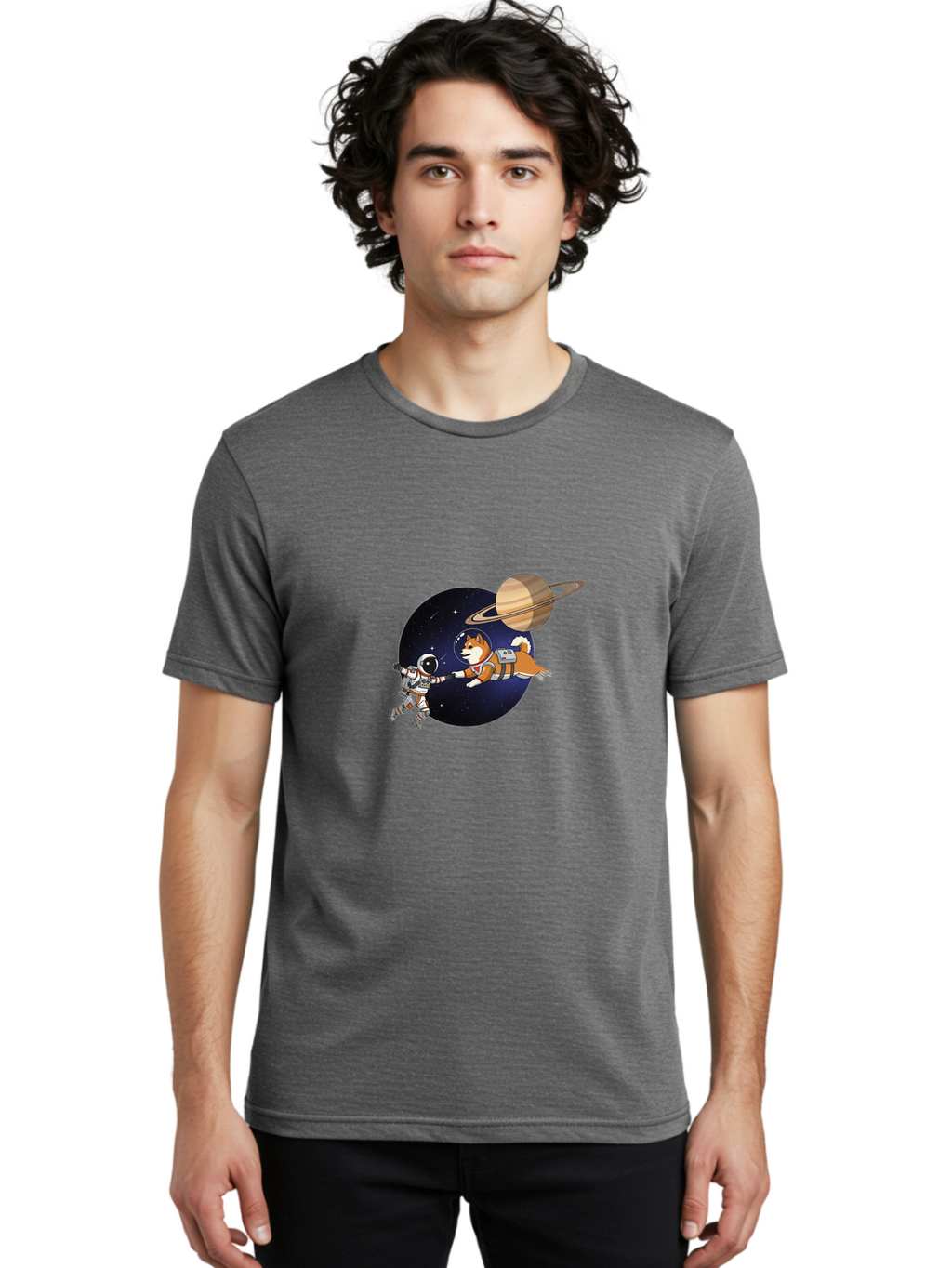 Shiba-Inu-Space Men'S Graphic Tee, 100% Cotton, Comfortable Casual Summer Wear, Machine Washable, Vintage Camera, Old Camera, Antique Camera, Black Camera, Classic Photography, Photography Equipment, Nostalgic Device, Film Camera, Camera Art Ban455