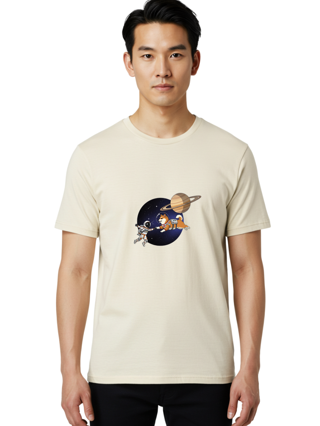 Shiba-Inu-Space Men'S Graphic Tee, 100% Cotton, Comfortable Casual Summer Wear, Machine Washable, Vintage Camera, Old Camera, Antique Camera, Black Camera, Classic Photography, Photography Equipment, Nostalgic Device, Film Camera, Camera Art Ban455