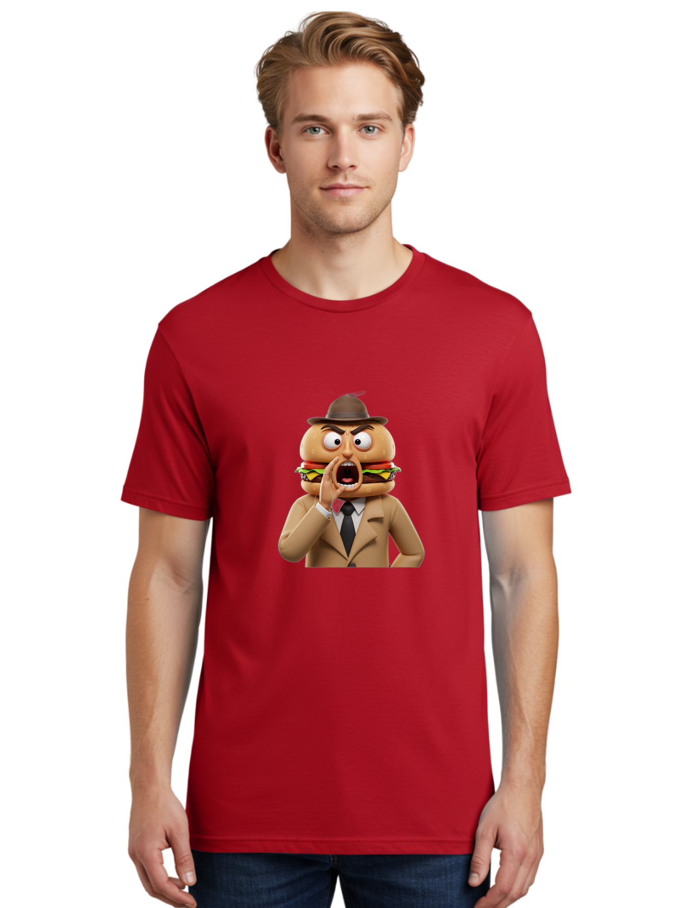 Shocked-Burger Men'S Graphic Tee, 100% Cotton, Comfortable Casual Summer Wear, Machine Washable, Vintage Camera, Old Camera, Antique Camera, Black Camera, Classic Photography, Photography Equipment, Nostalgic Device, Film Camera, Camera Art Ban456