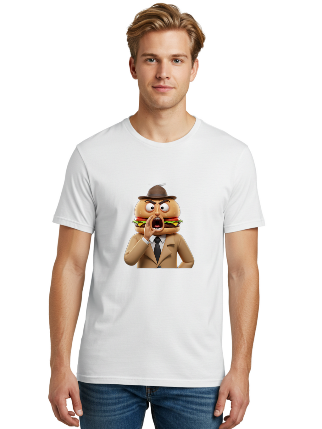Shocked-Burger Men'S Graphic Tee, 100% Cotton, Comfortable Casual Summer Wear, Machine Washable, Vintage Camera, Old Camera, Antique Camera, Black Camera, Classic Photography, Photography Equipment, Nostalgic Device, Film Camera, Camera Art Ban456