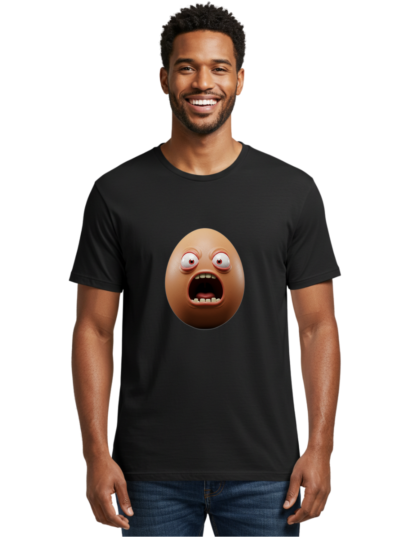 Shocked-Egg Men'S Graphic Tee, 100% Cotton, Comfortable Casual Summer Wear, Machine Washable, Vintage Camera, Old Camera, Antique Camera, Black Camera, Classic Photography, Photography Equipment, Nostalgic Device, Film Camera, Camera Art Ban457
