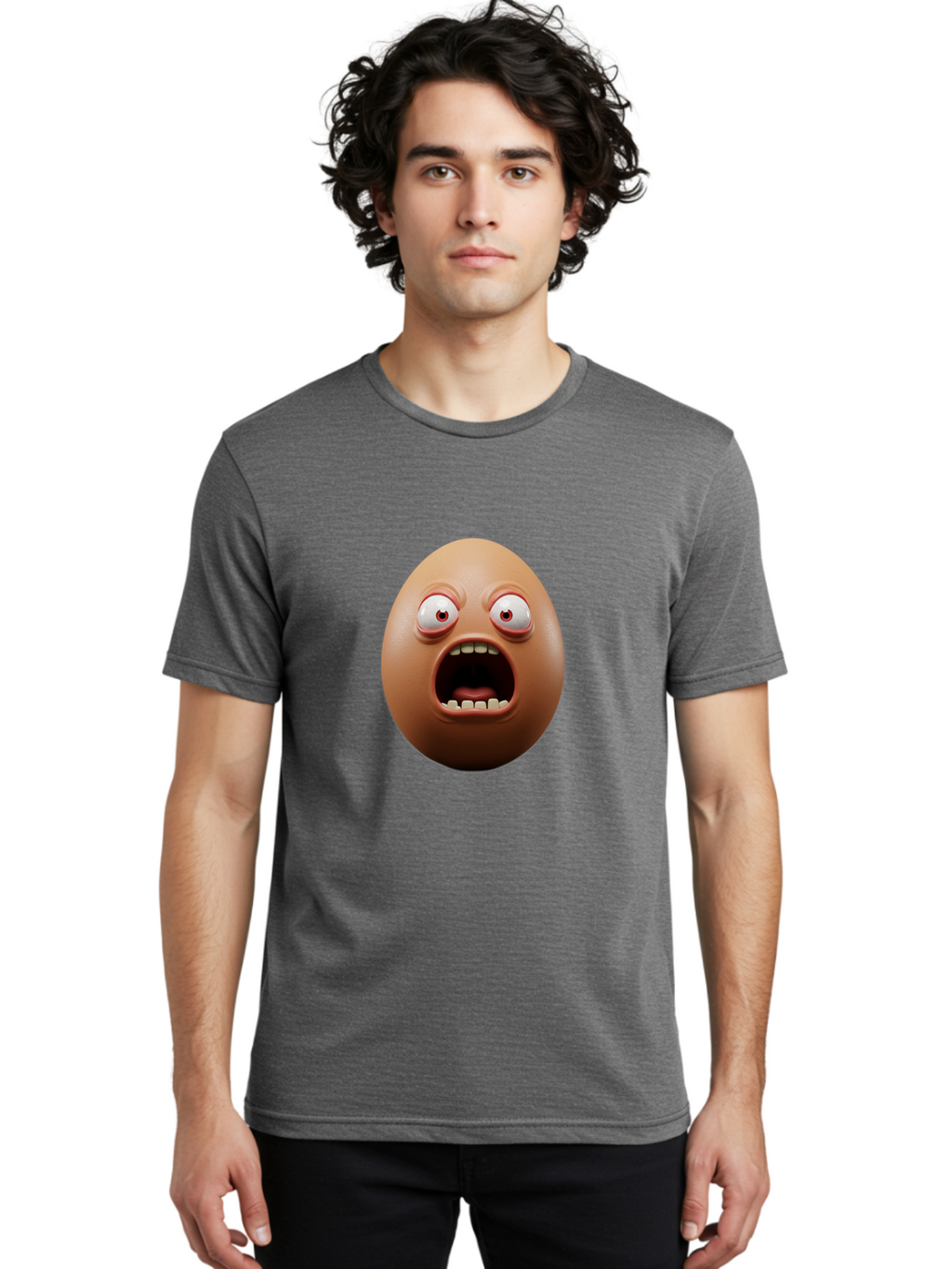 Shocked-Egg Men'S Graphic Tee, 100% Cotton, Comfortable Casual Summer Wear, Machine Washable, Vintage Camera, Old Camera, Antique Camera, Black Camera, Classic Photography, Photography Equipment, Nostalgic Device, Film Camera, Camera Art Ban457
