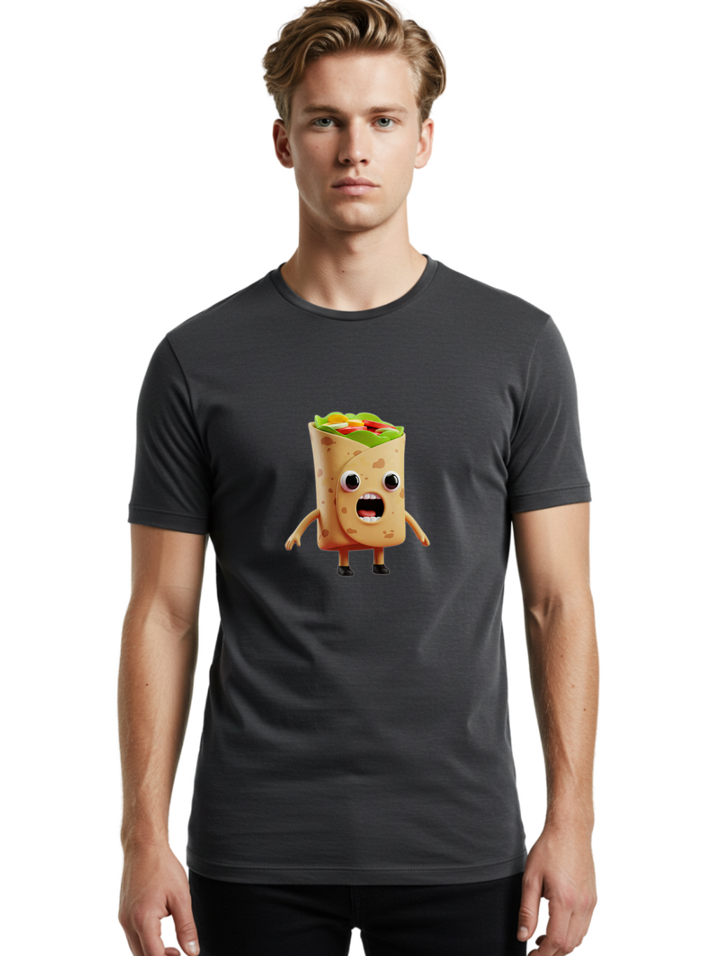 Shocked-Wrap Men'S Graphic Tee, 100% Cotton, Comfortable Casual Summer Wear, Machine Washable, Vintage Camera, Old Camera, Antique Camera, Black Camera, Classic Photography, Photography Equipment, Nostalgic Device, Film Camera, Camera Art Ban458