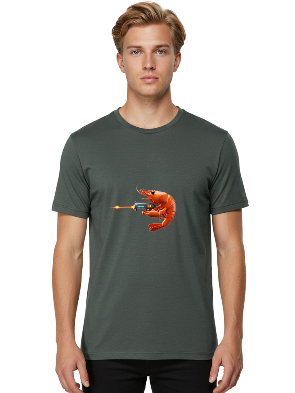 Shrimp-With-Flamethrower Men'S Graphic Tee, 100% Cotton, Comfortable Casual Summer Wear, Machine Washable, Vintage Camera, Old Camera, Antique Camera, Black Camera, Classic Photography, Photography Equipment, Nostalgic Device, Film Camera, Ban459